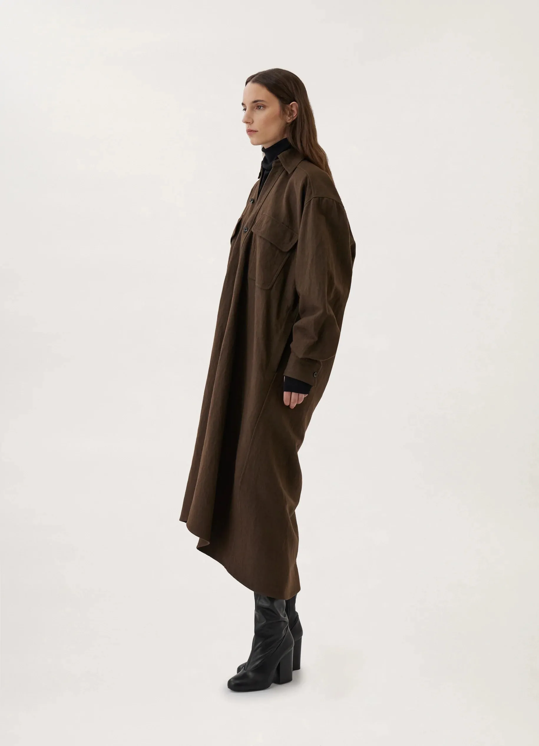 TILTED SHIRT DRESS sold by Lemaire product image thumbnail 5