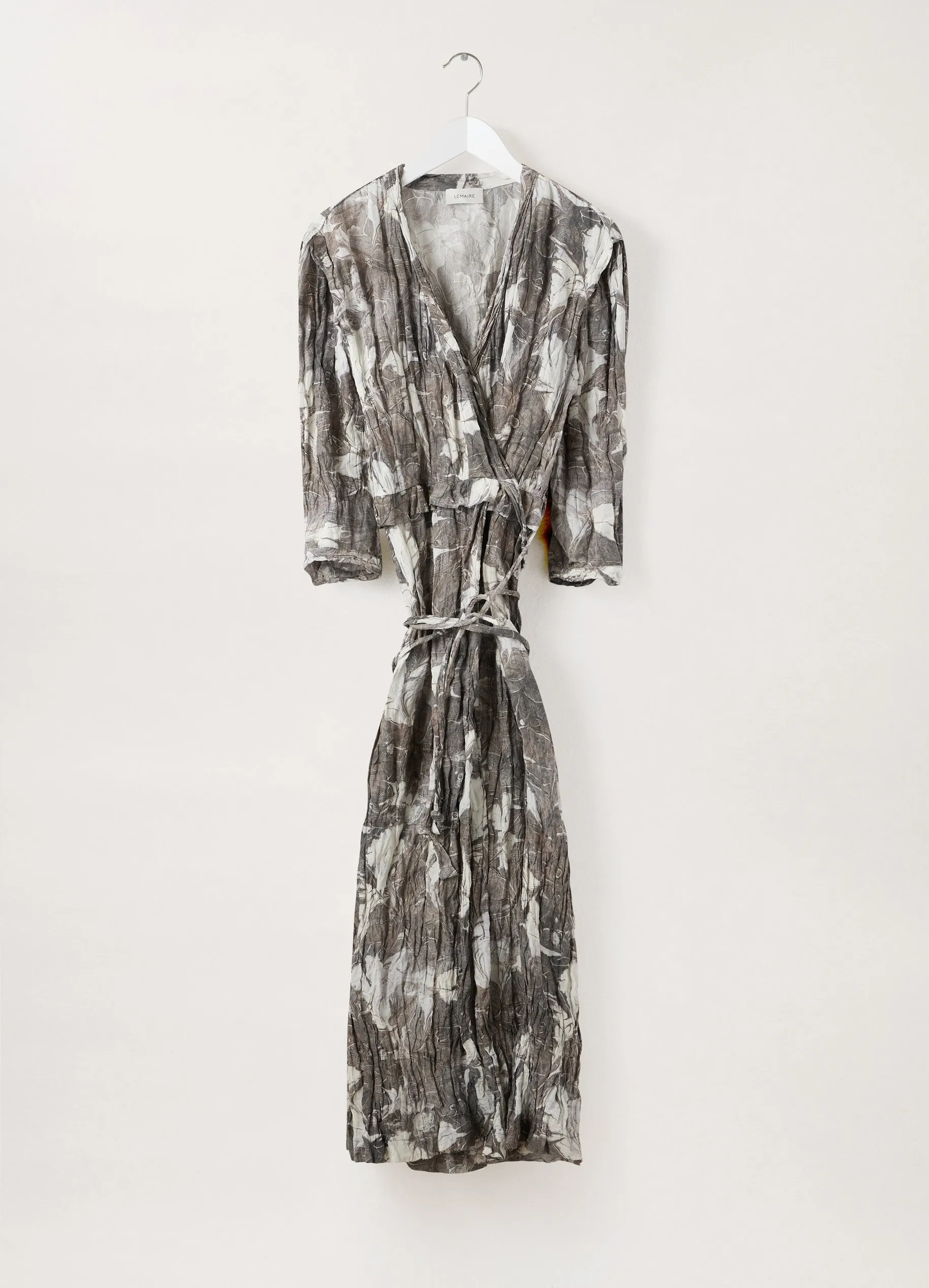 CRINKLED WRAP OVER DRESS sold by Lemaire product image thumbnail 5