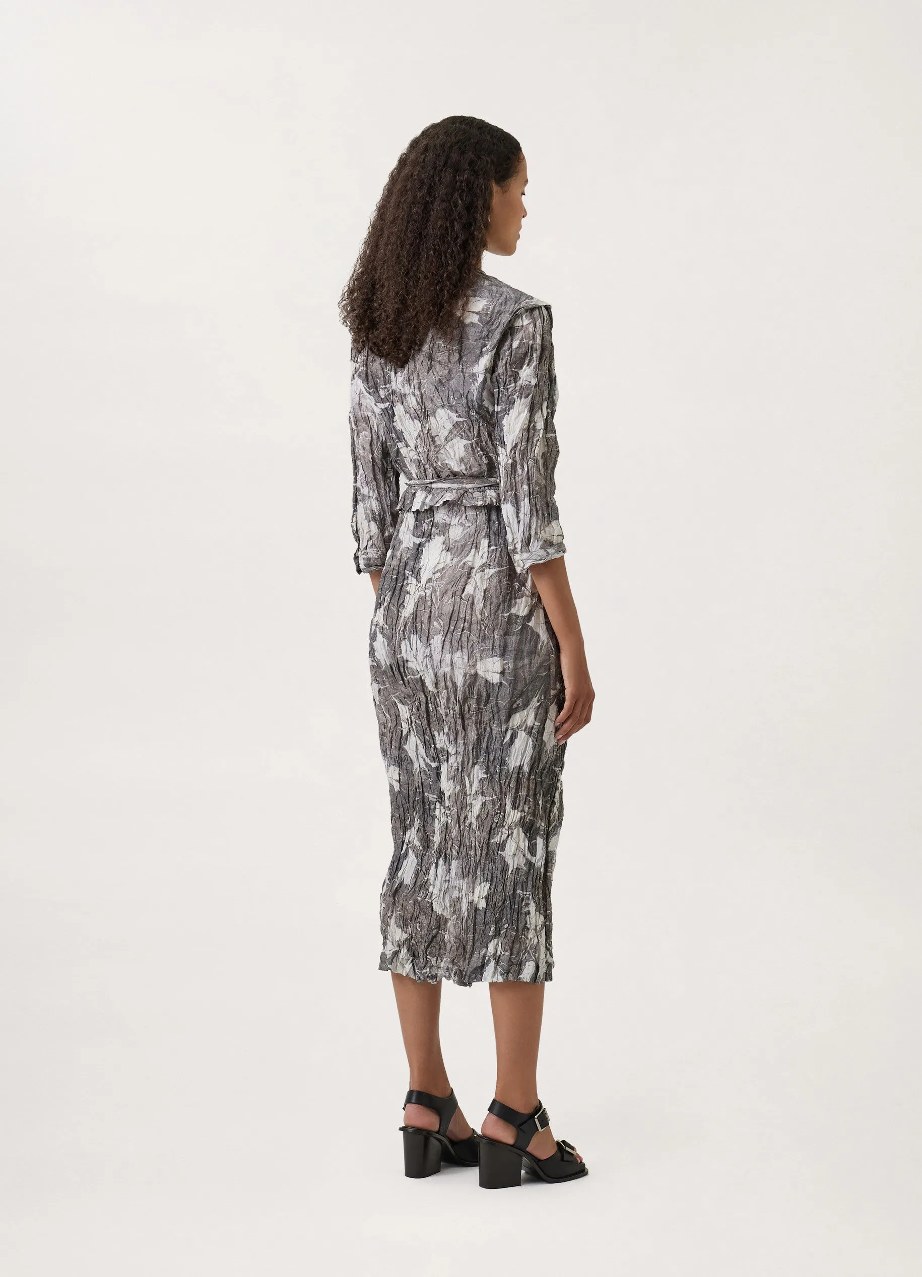 CRINKLED WRAP OVER DRESS sold by Lemaire product image thumbnail 3