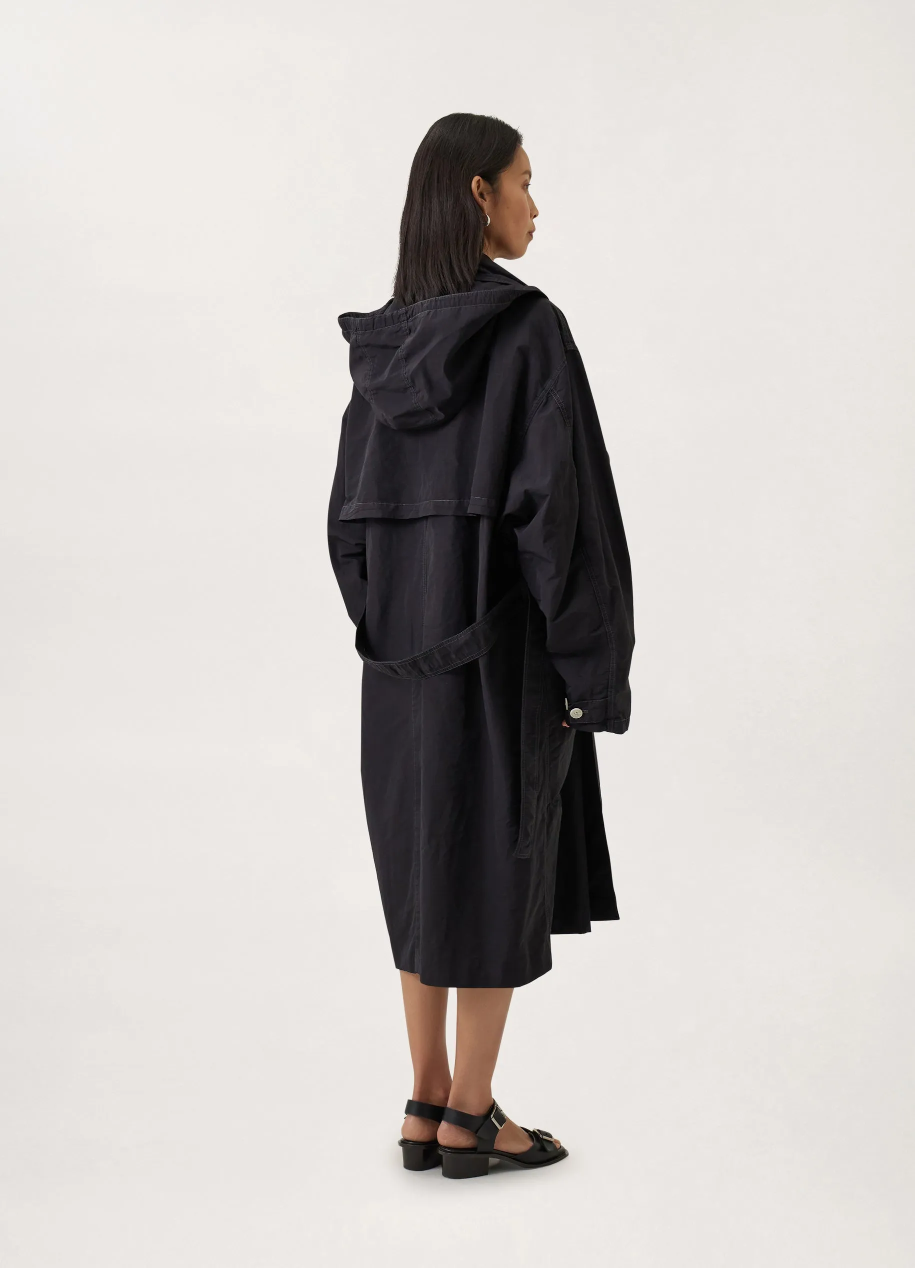 HOODED DOUBLE BREASTED PARKA sold by Lemaire product image thumbnail 3