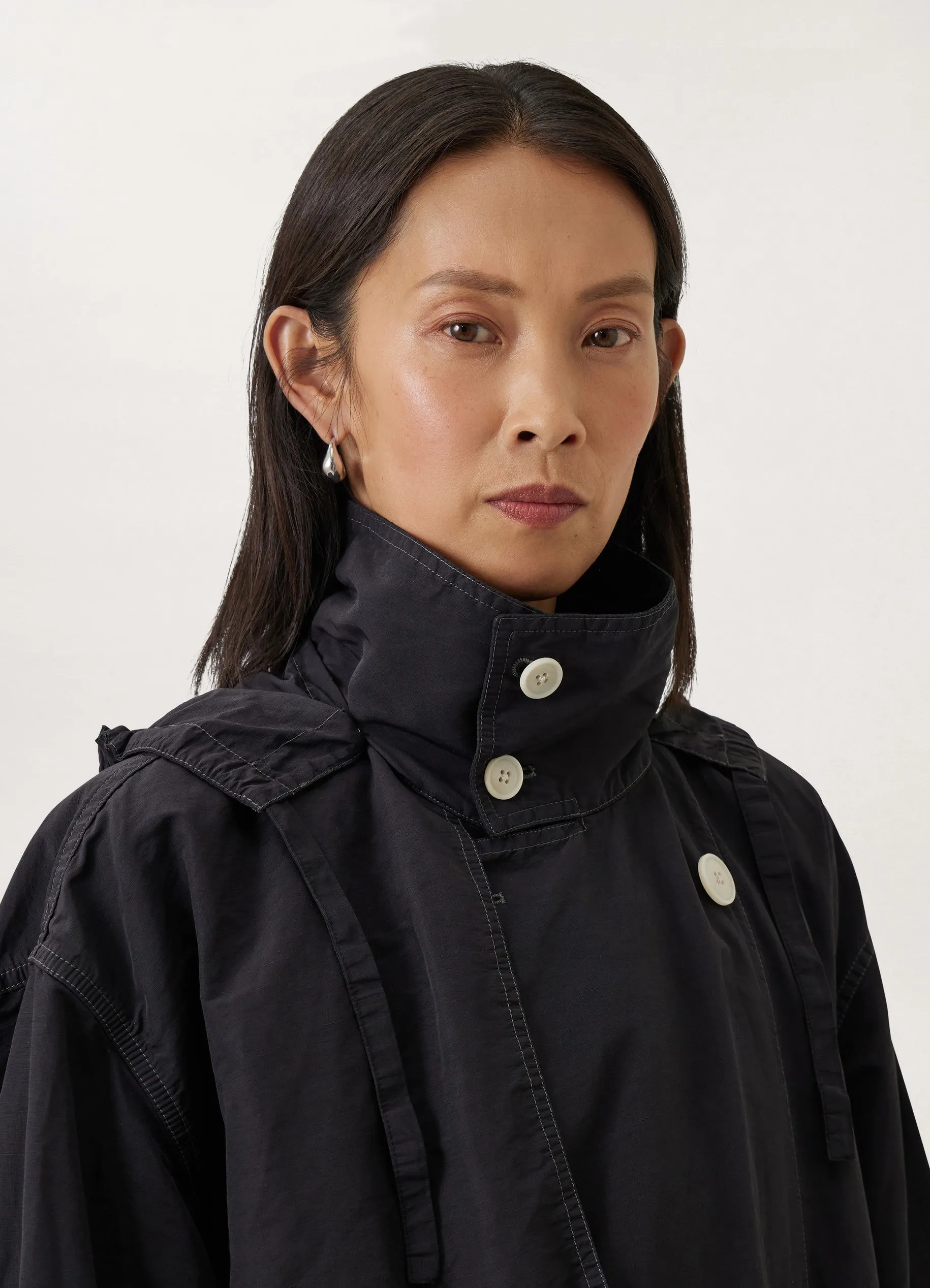 HOODED DOUBLE BREASTED PARKA sold by Lemaire product image thumbnail 4