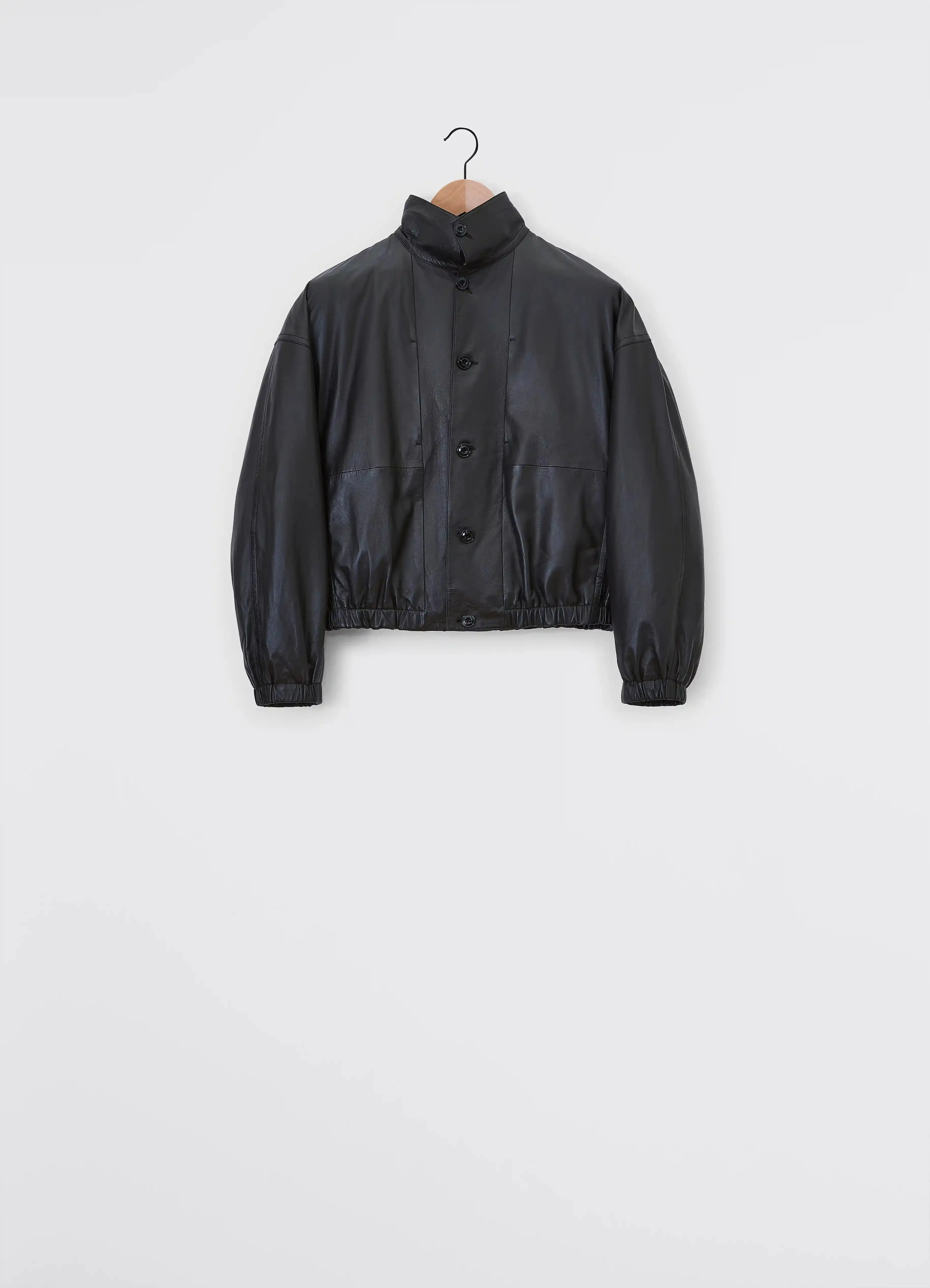 STAND COLLAR LEATHER BLOUSON sold by Lemaire product image thumbnail 4