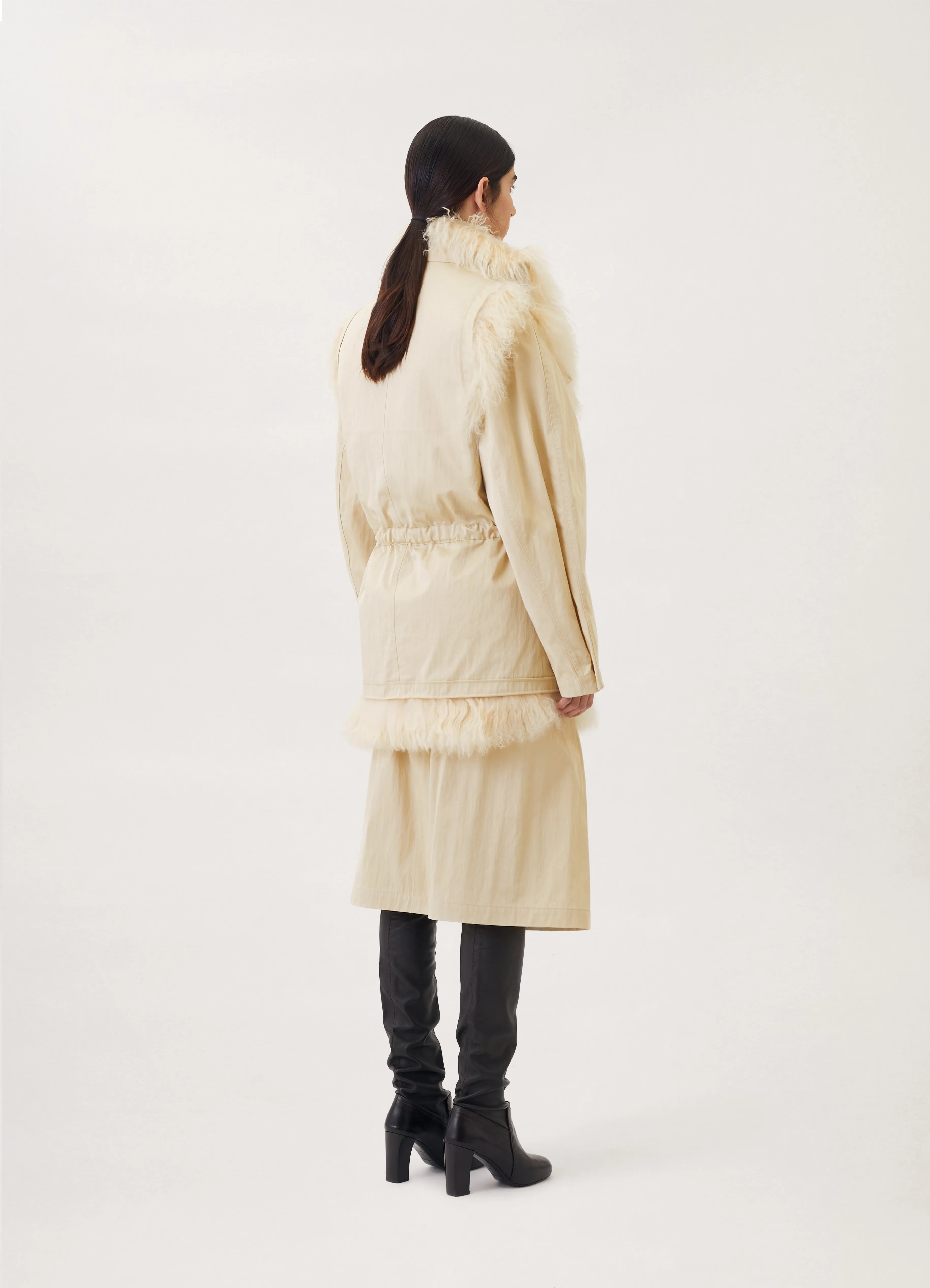 MONGOLIAN-FUR GILET sold by Lemaire product image thumbnail 3