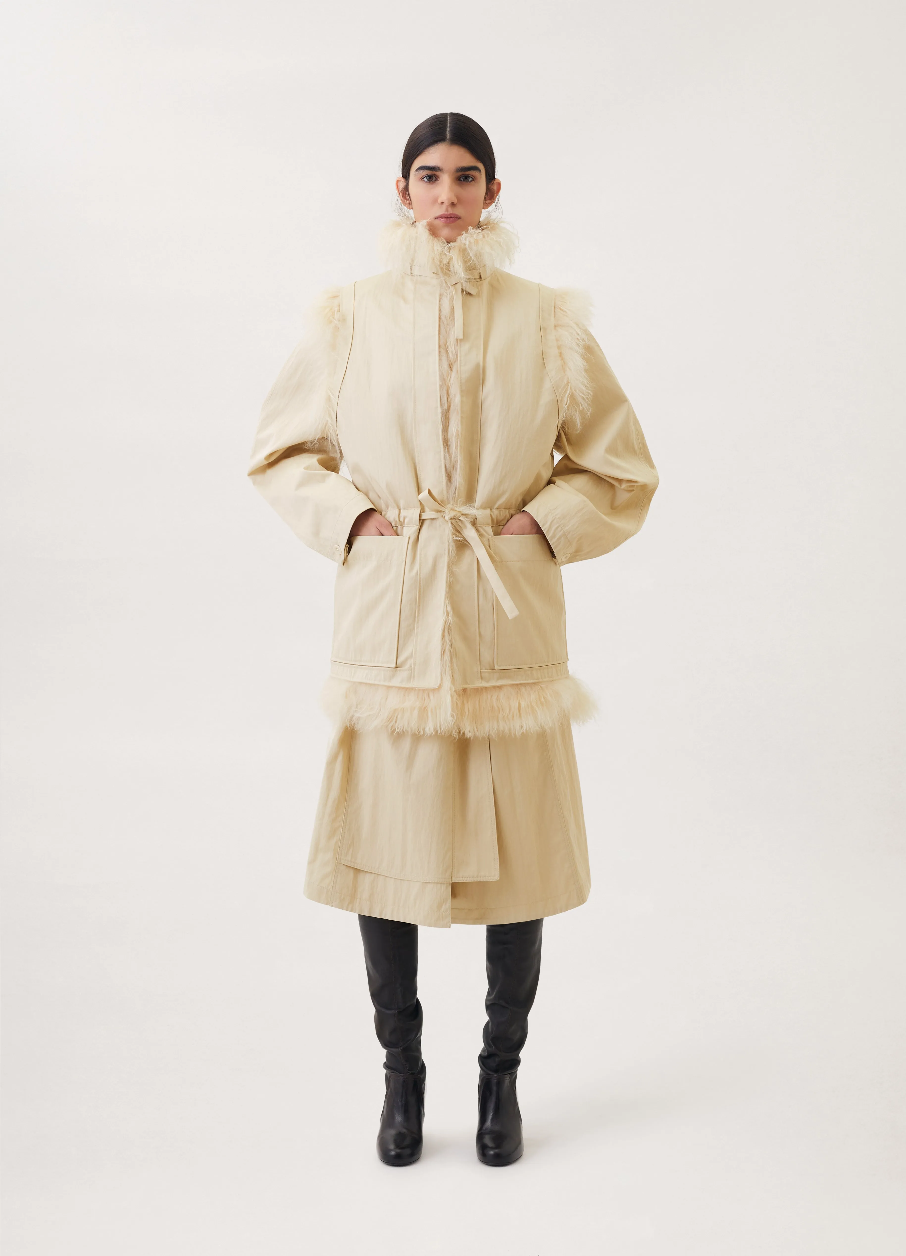 MONGOLIAN-FUR GILET sold by Lemaire product image thumbnail 2