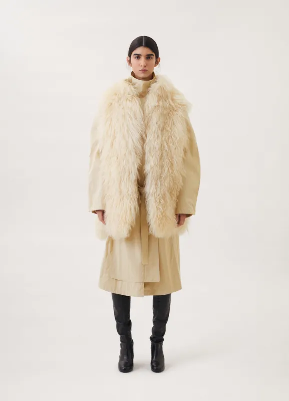 MONGOLIAN-FUR GILET sold by Lemaire