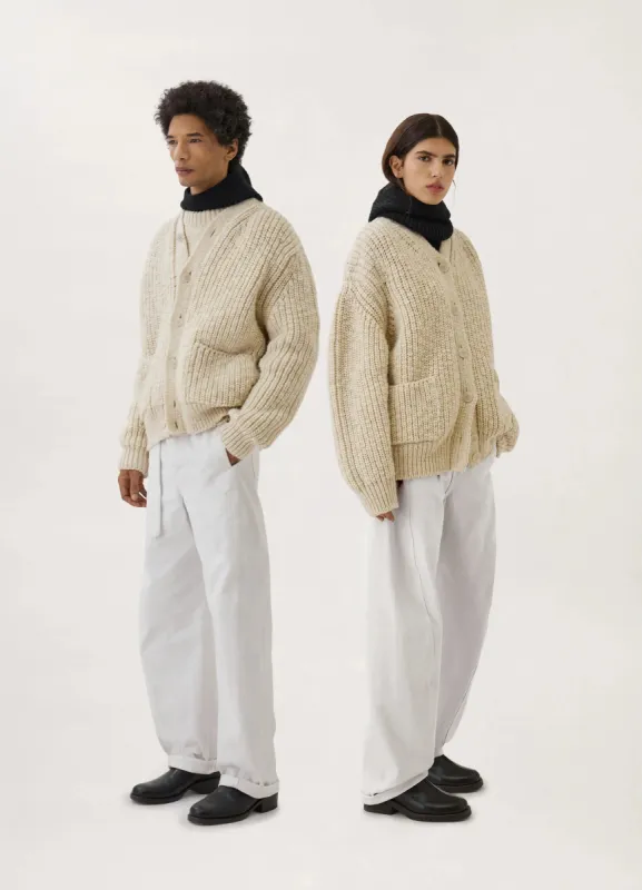 CHUNKY CARDIGAN made by Lemaire