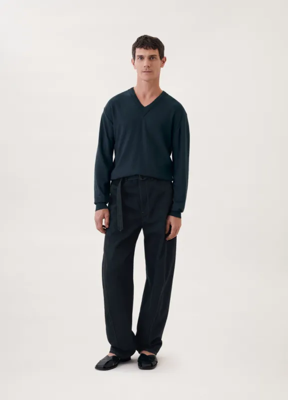 TROMPE L'OEIL V-NECK SWEATER sold by Lemaire