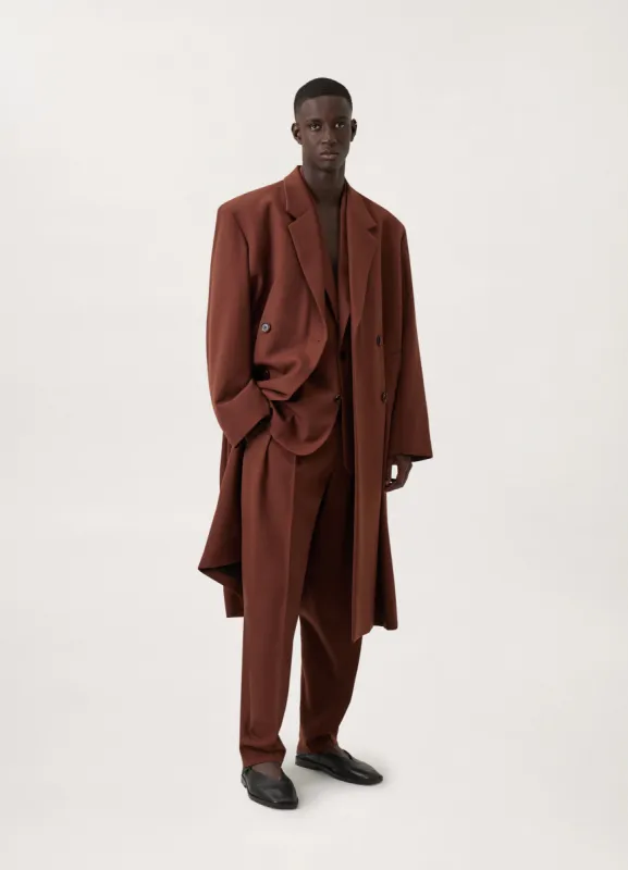BOXY DOUBLE BREASTED COAT sold by Lemaire