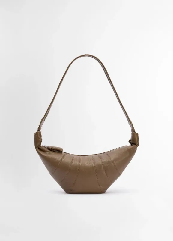 WOVEN LACED MEDIUM CROISSANT BAG sold by Lemaire