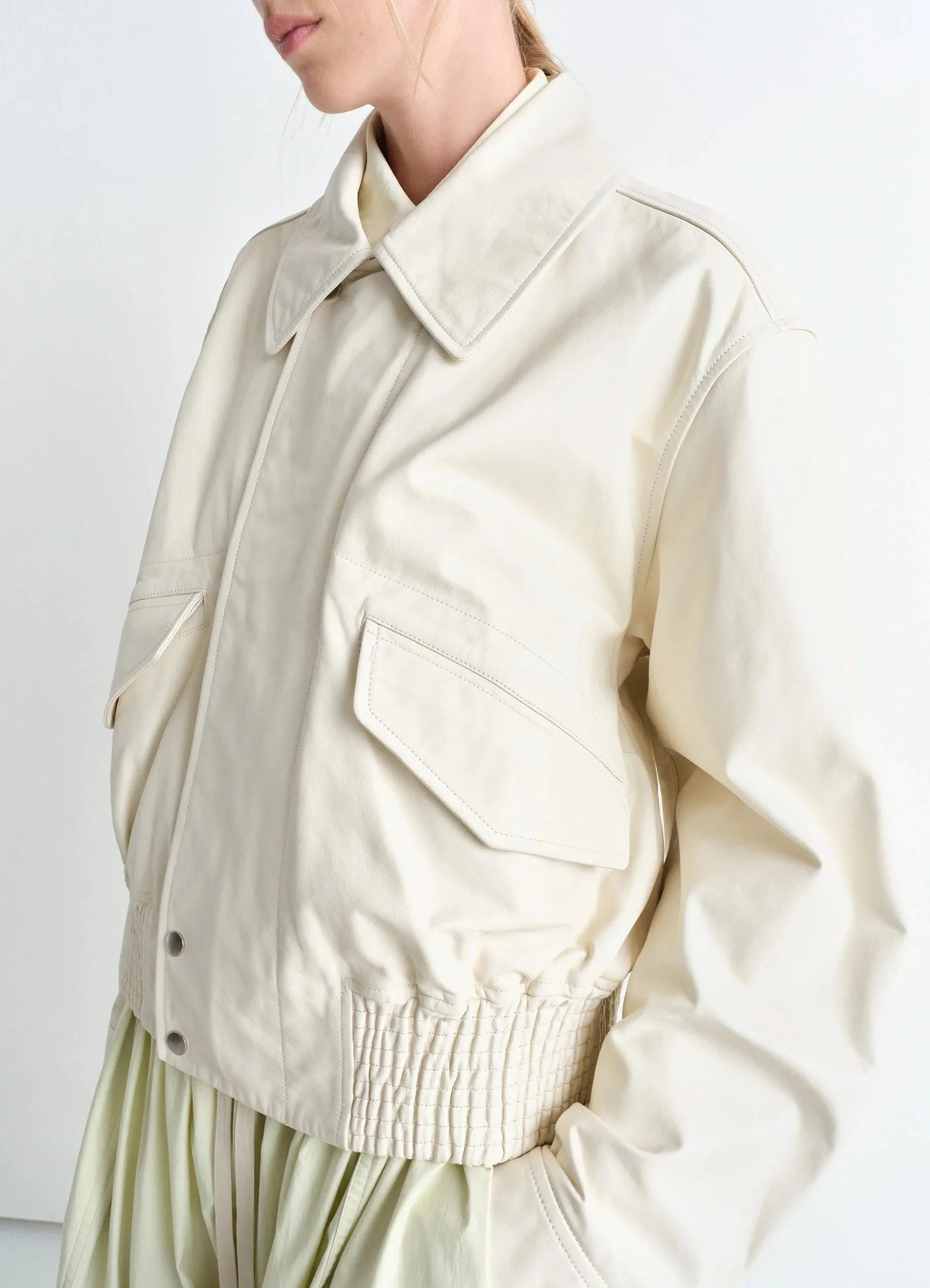 LEATHER BLOUSON sold by Lemaire product image thumbnail 3