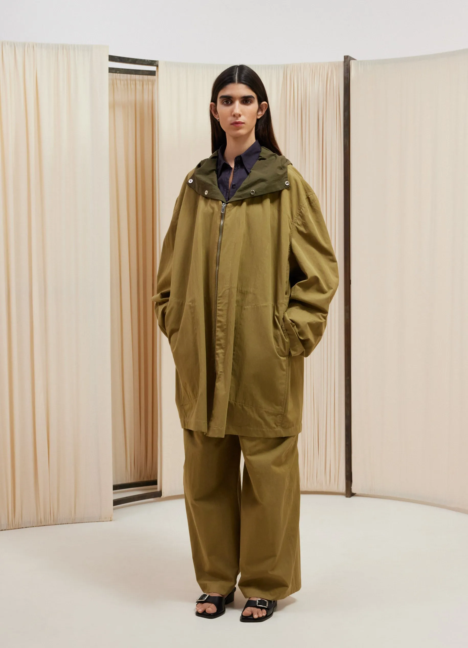 ZIPPED WATER REPELLENT PARKA sold by Lemaire product image thumbnail 3