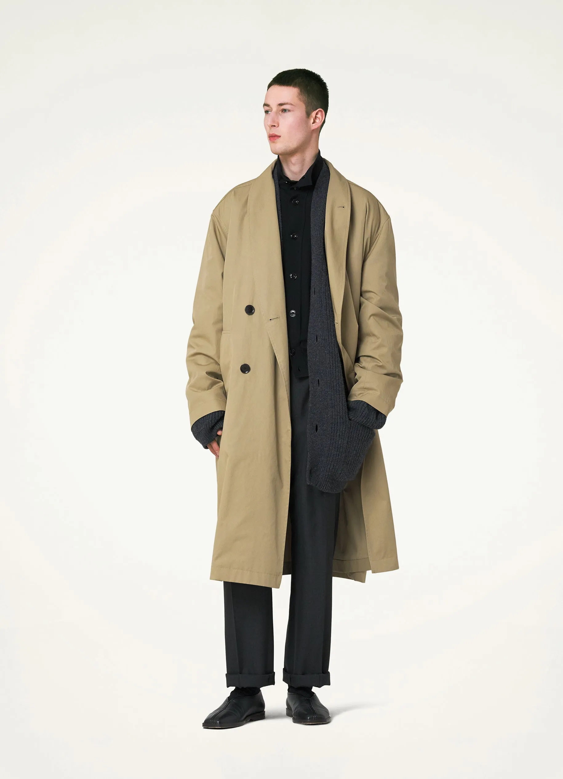 WRAP COLLAR TRENCH sold by Lemaire product image thumbnail 5