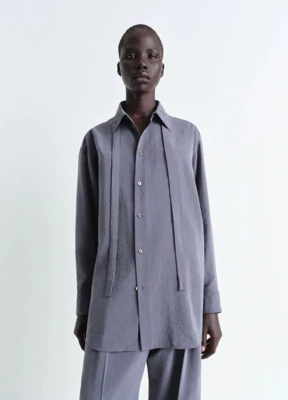 LONG SHIRT WITH TIE sold by Lemaire