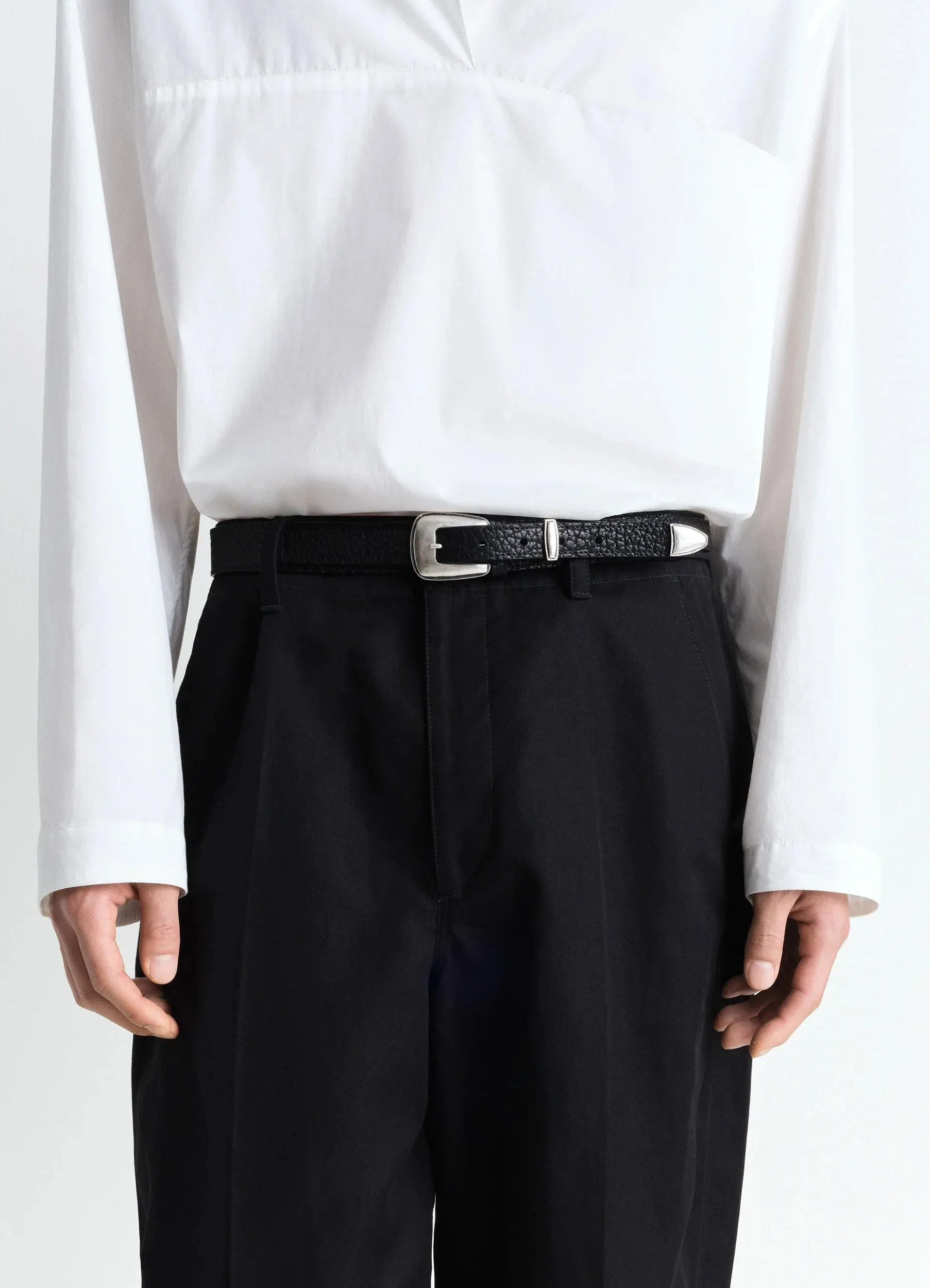 MINIMAL WESTERN BELT IN LEATHER sold by Lemaire product image thumbnail 2