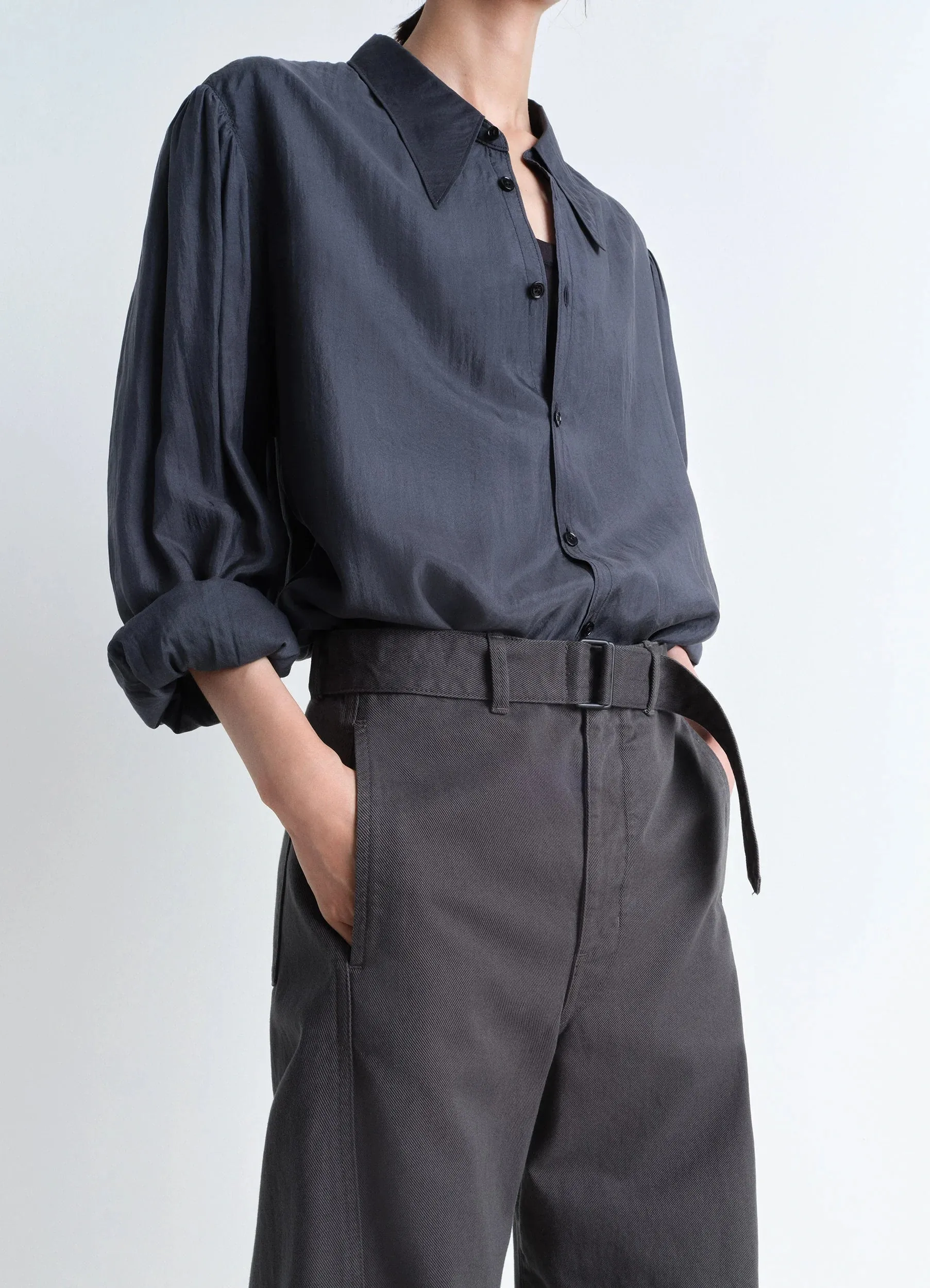 TWISTED BELTED PANTS sold by Lemaire product image thumbnail 2