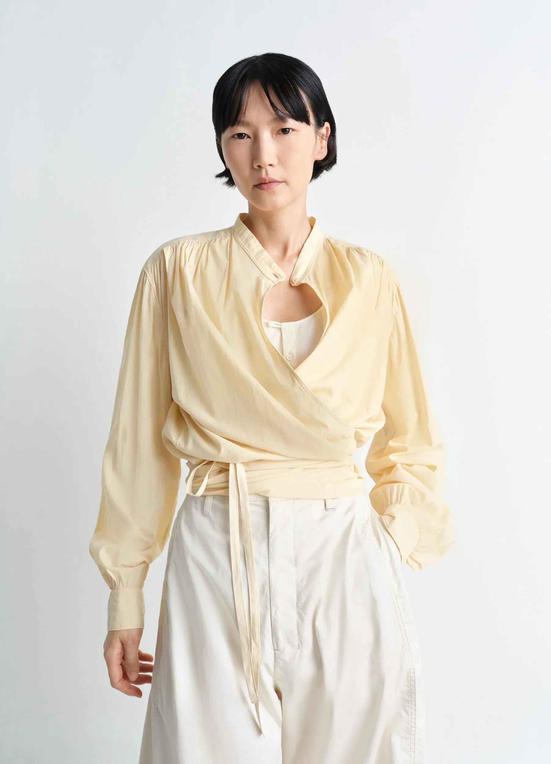 WRAP BLOUSE sold by Lemaire