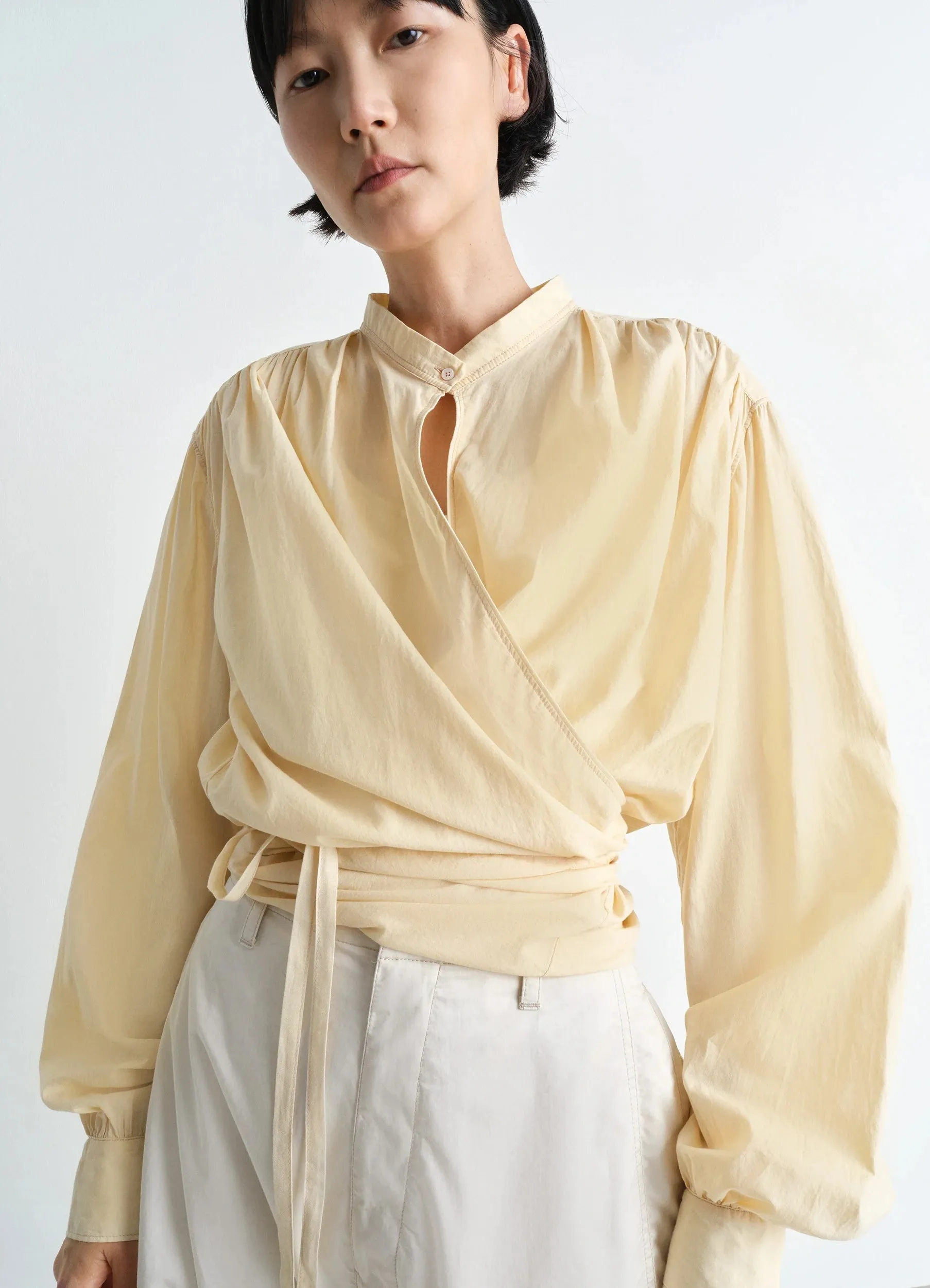 WRAP BLOUSE sold by Lemaire product image thumbnail 2