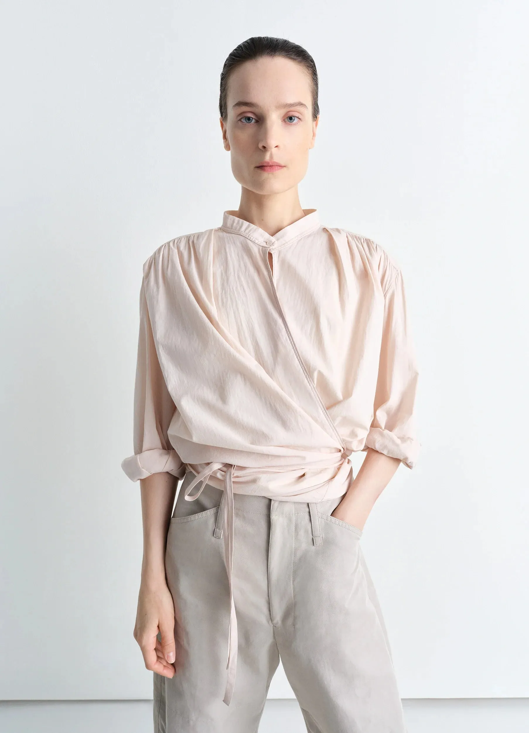 WRAP BLOUSE sold by Lemaire product image thumbnail 4