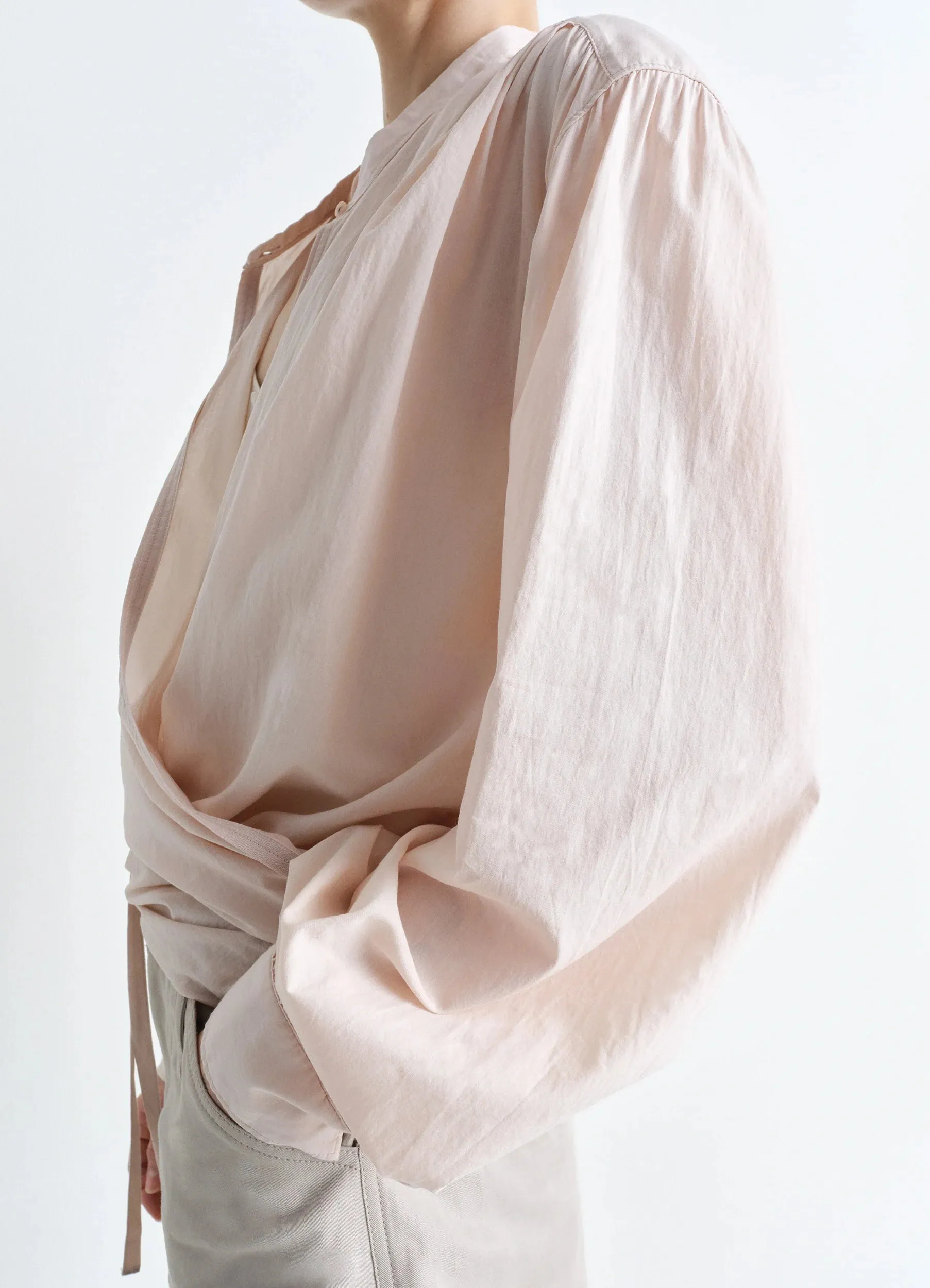 WRAP BLOUSE sold by Lemaire product image thumbnail 2