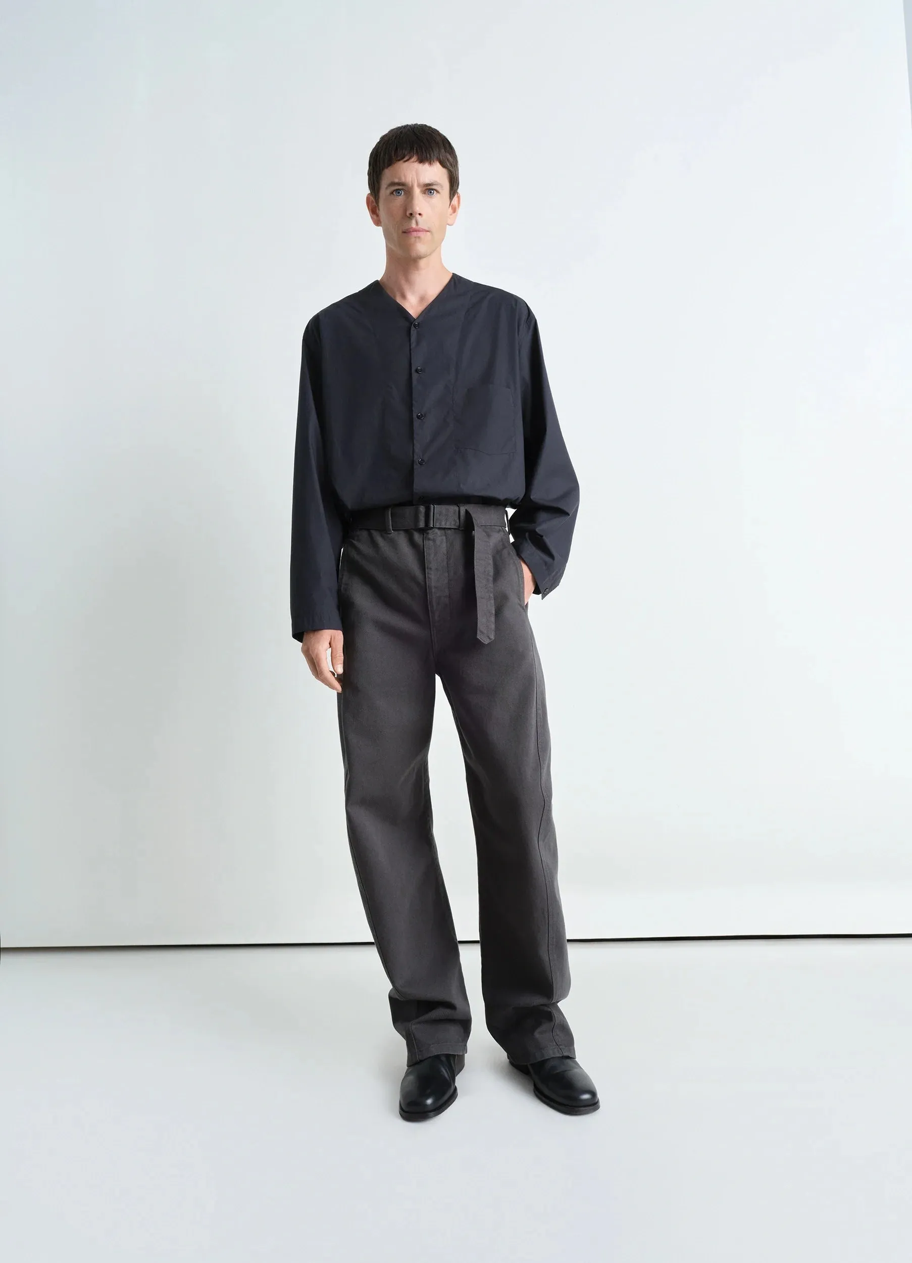 V NECK SHIRT sold by Lemaire product image thumbnail 3