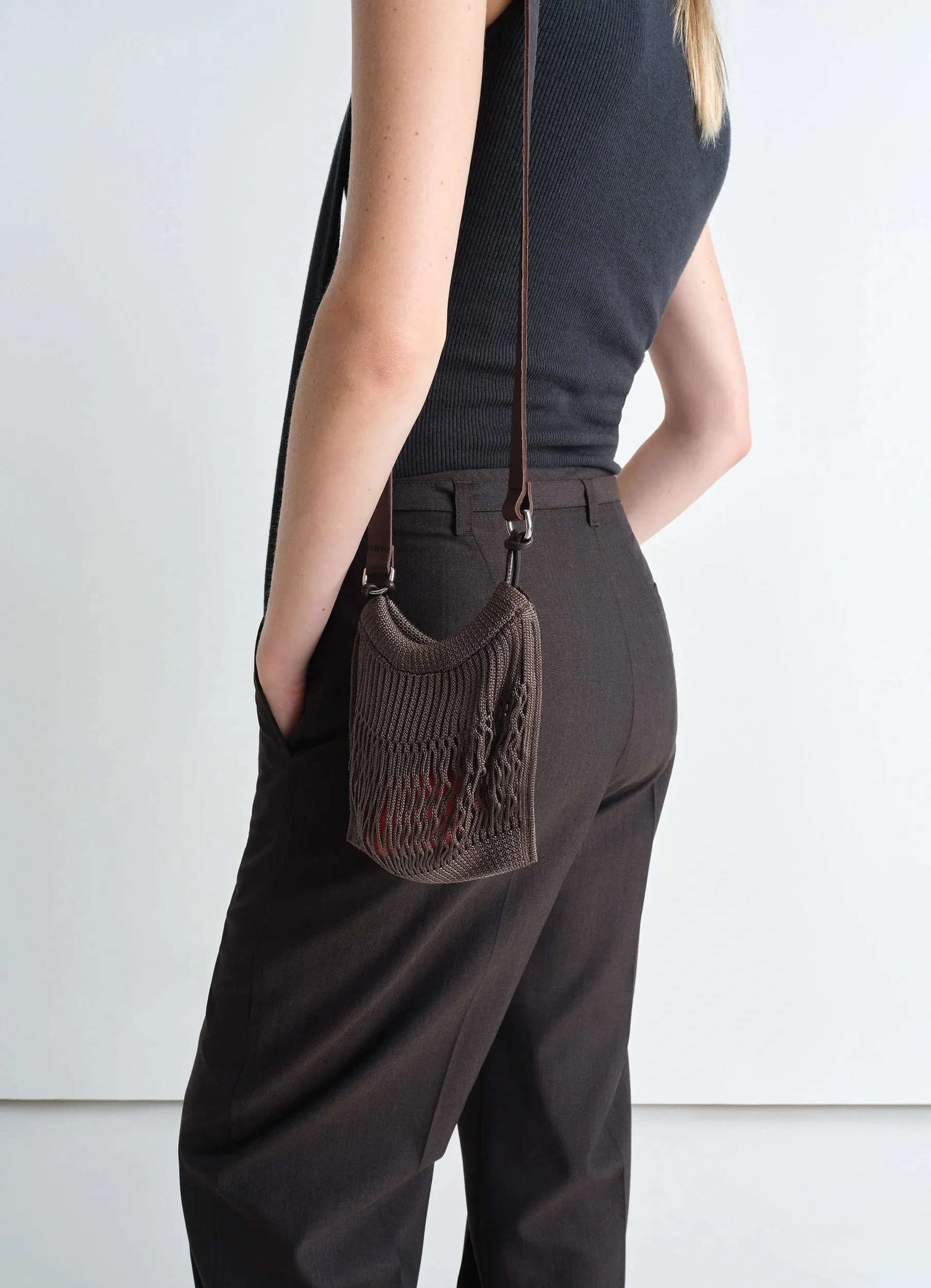 MINI CROSSBODY FILT NET BAG sold by Lemaire product image thumbnail 2