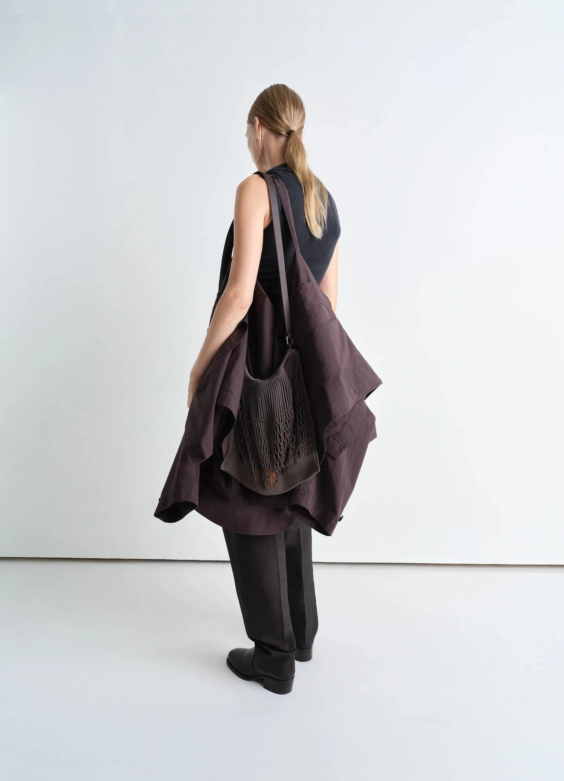 LARGE CROSSBODY FILT NET SHOPPING BAG sold by Lemaire product image thumbnail 2