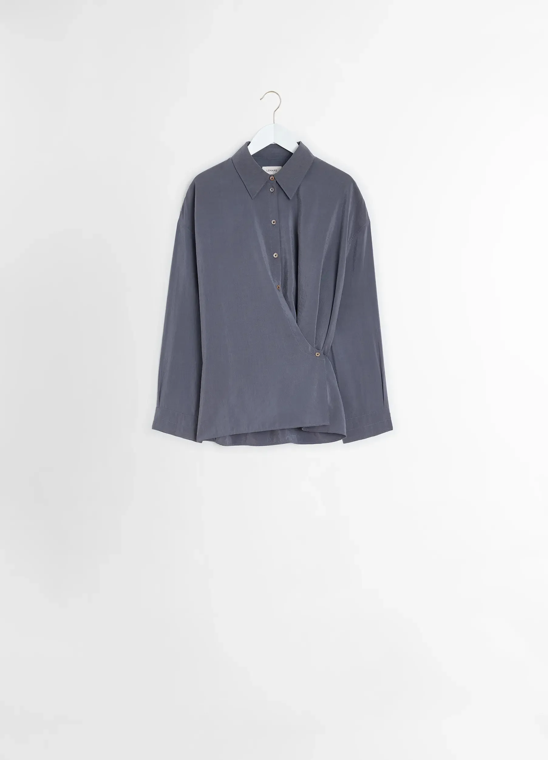 STRAIGHT COLLAR TWISTED SHIRT sold by Lemaire product image thumbnail 4