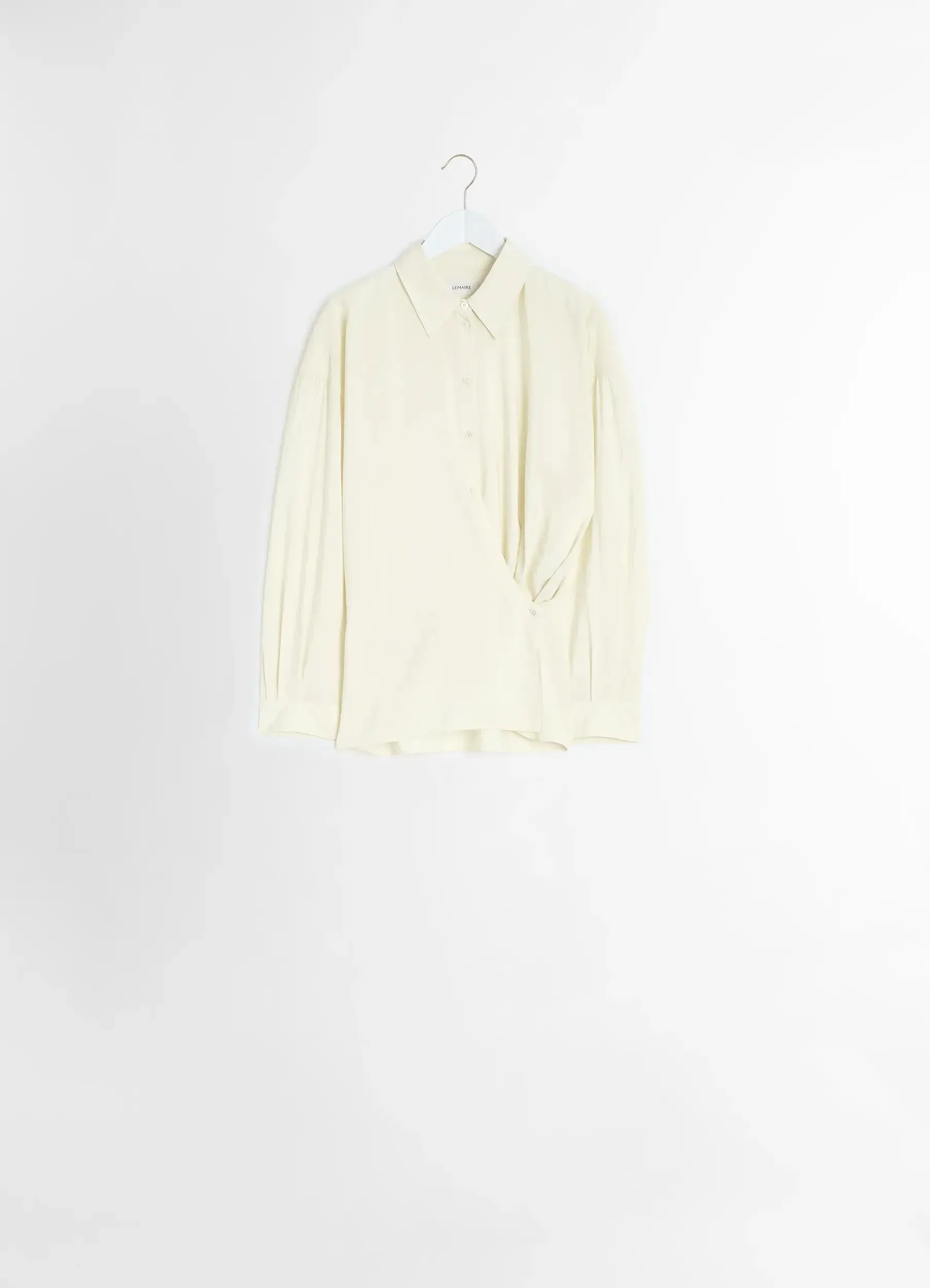 STRAIGHT COLLAR TWISTED SHIRT sold by Lemaire product image thumbnail 4