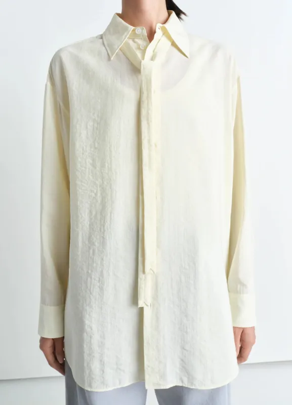 LONG SHIRT WITH TIE sold by Lemaire