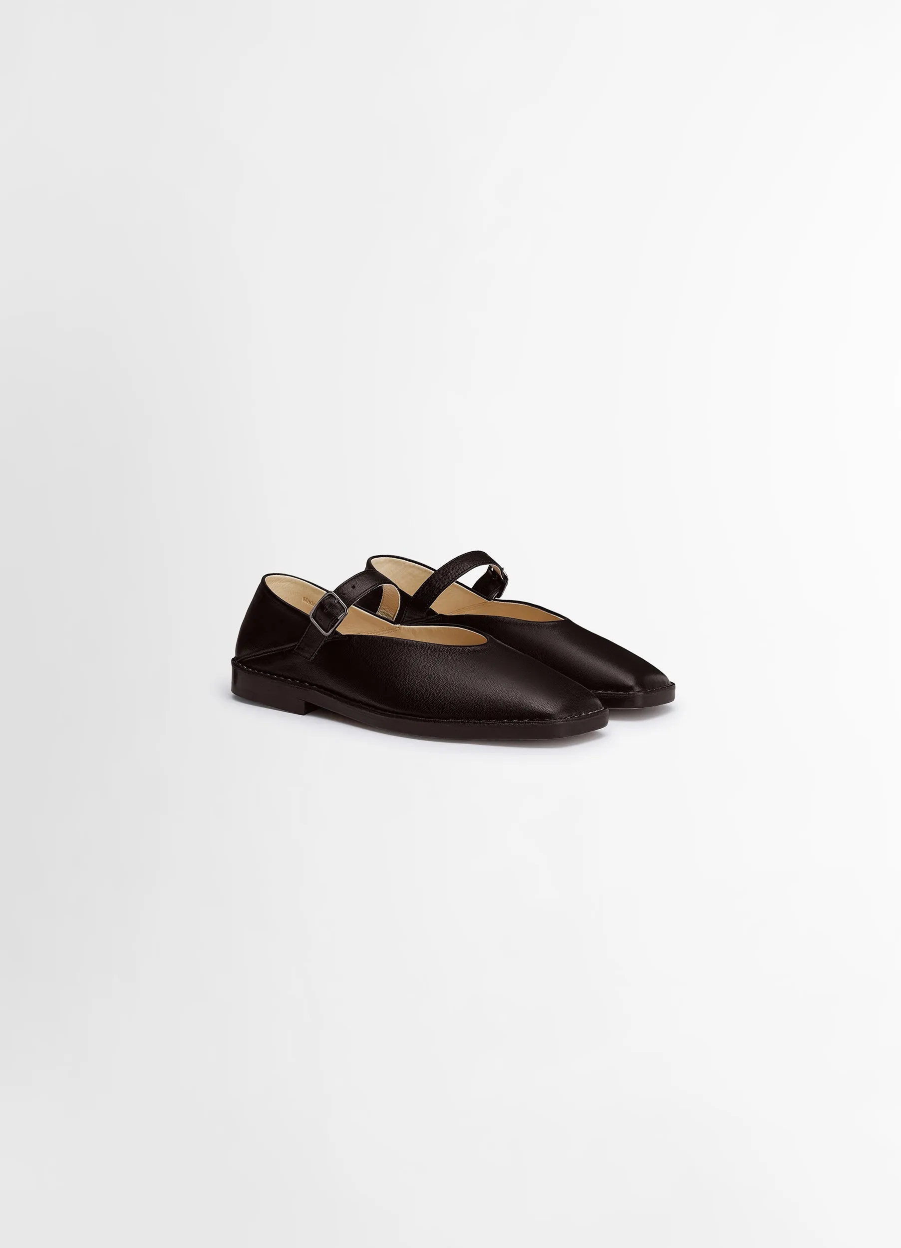 BALLERINA SHOES IN LEATHER sold by Lemaire product image thumbnail 3