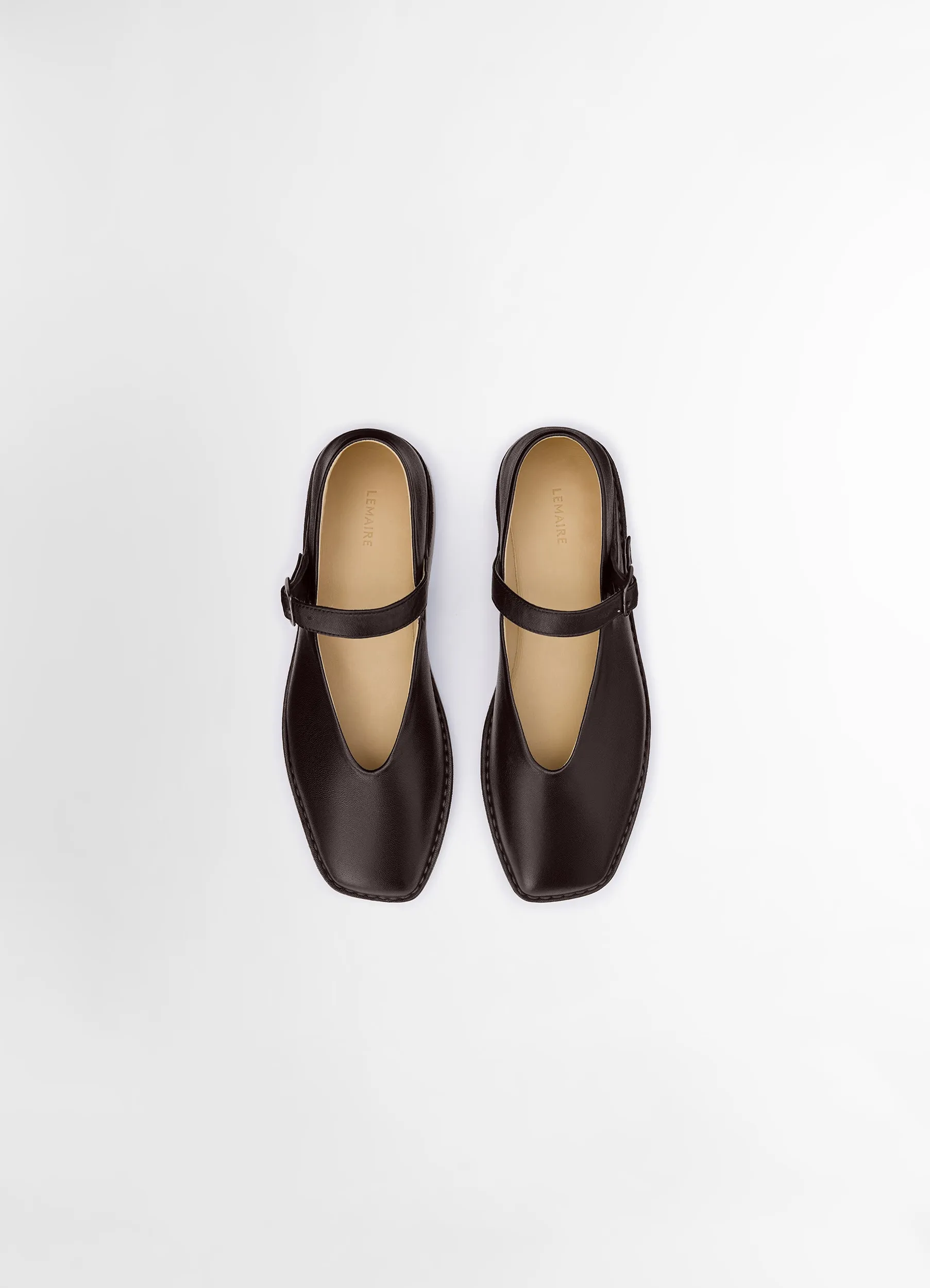 BALLERINA SHOES IN LEATHER sold by Lemaire product image thumbnail 5