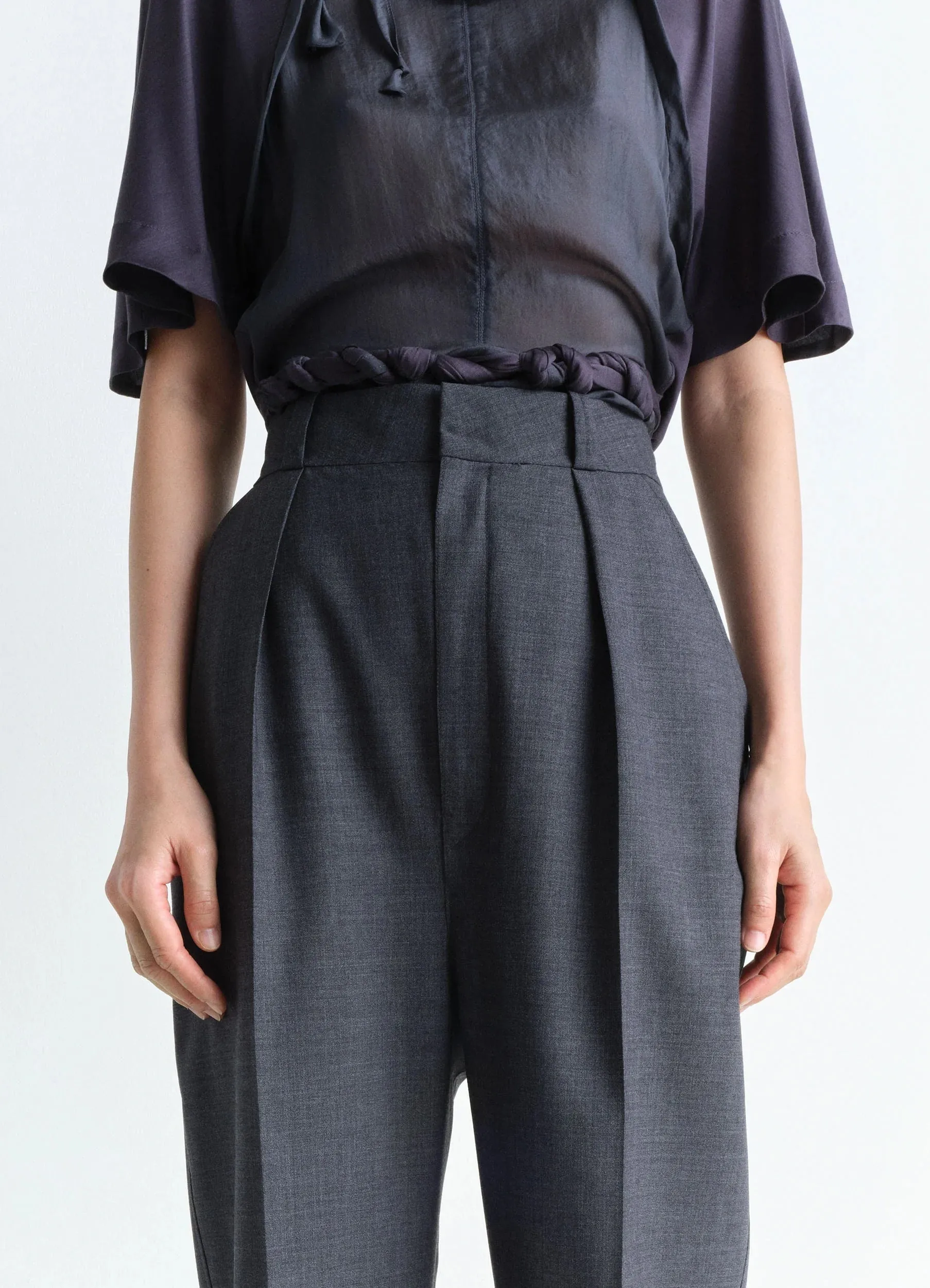 DROPPED CROTCH SOFT PANTS sold by Lemaire product image thumbnail 3