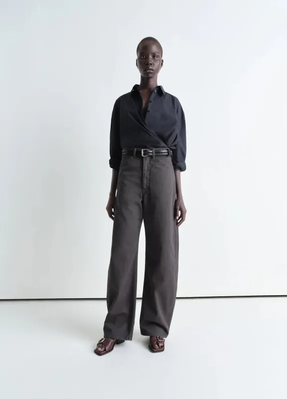 HIGH WAISTED CURVED PANTS sold by Lemaire