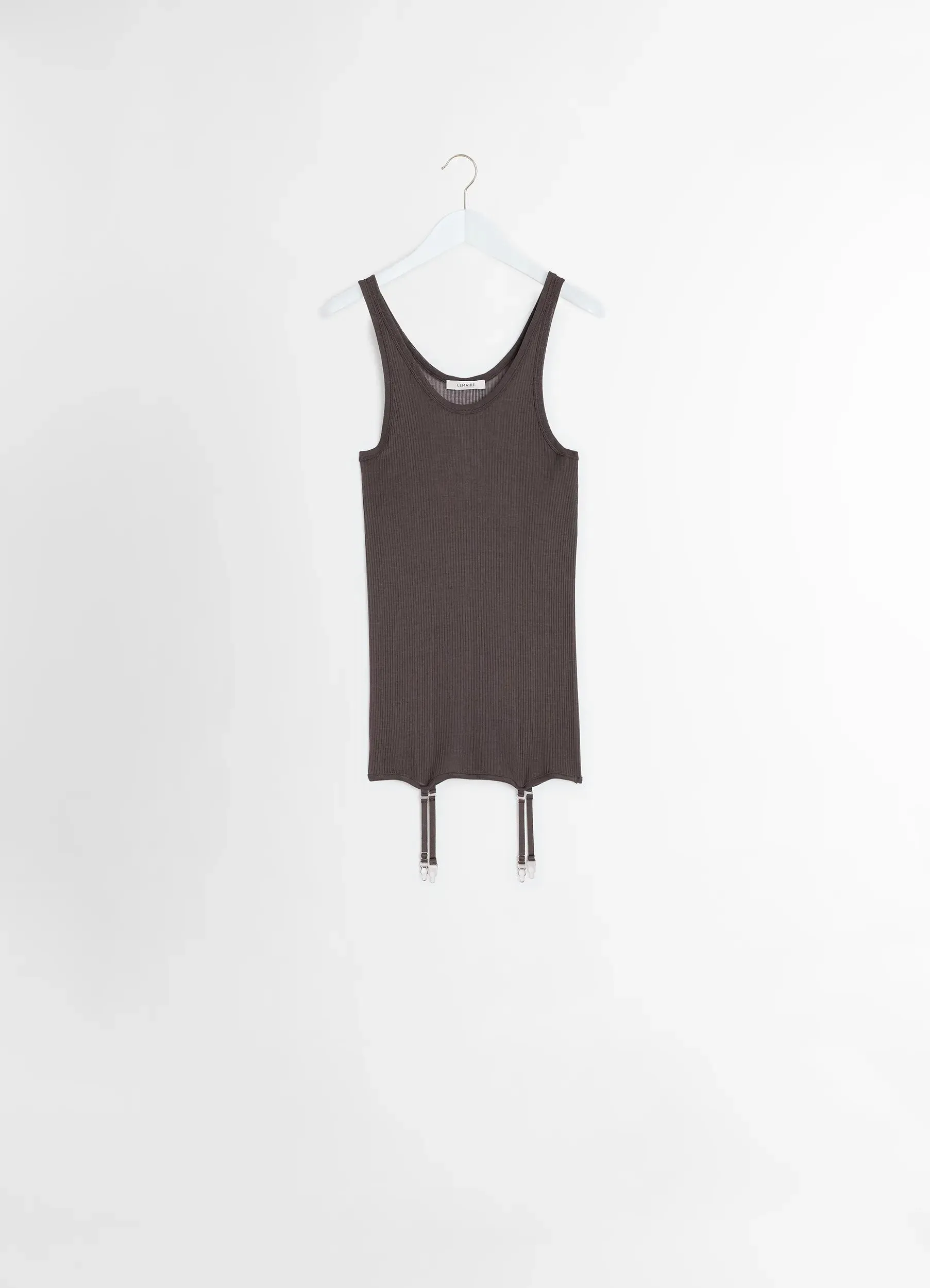 SEAMLESS RIB TANK TOP WITH SUSPENDERS sold by Lemaire product image thumbnail 5