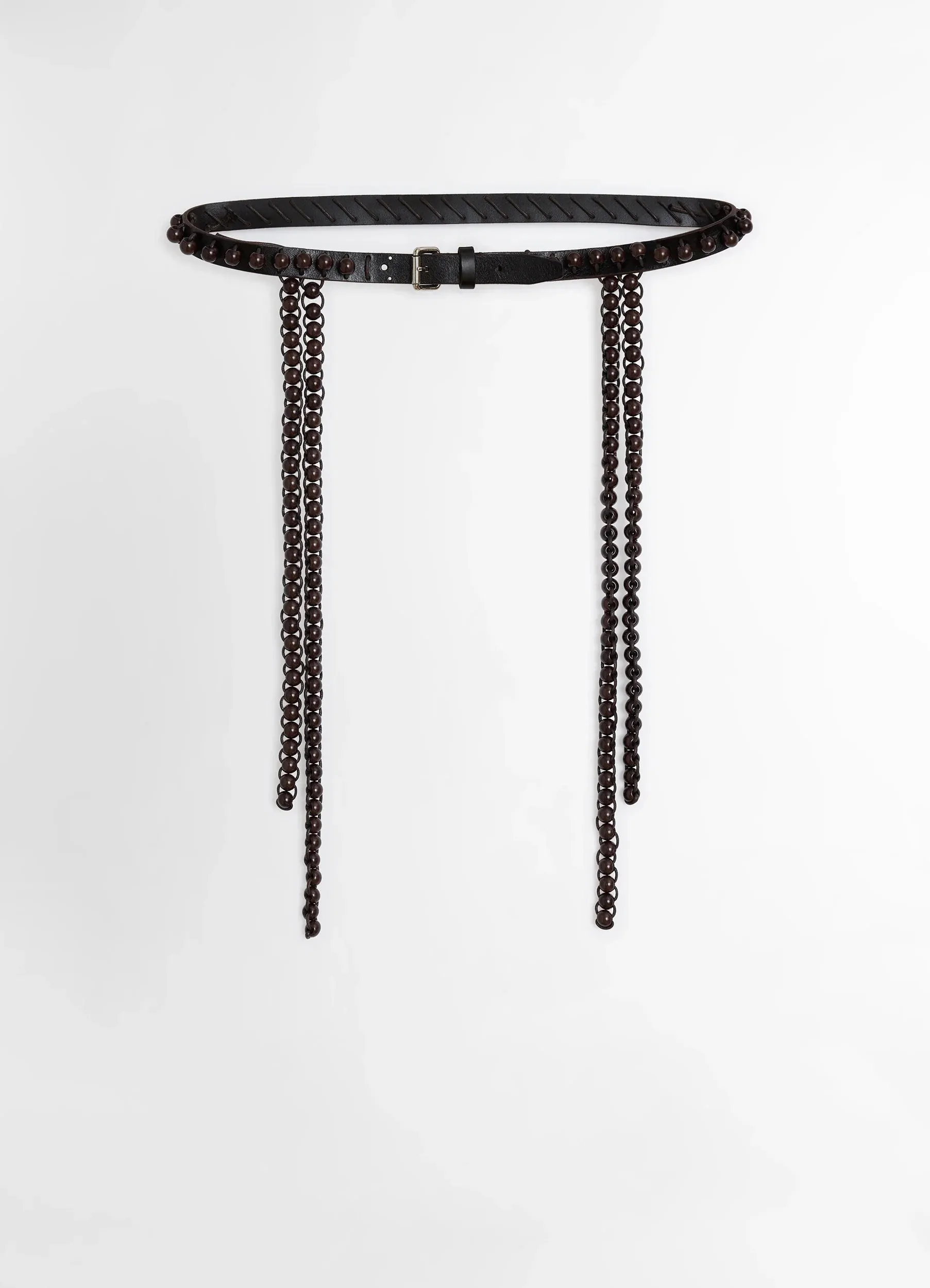 LEATHER AND BEADS BELT 20 sold by Lemaire product image thumbnail 2