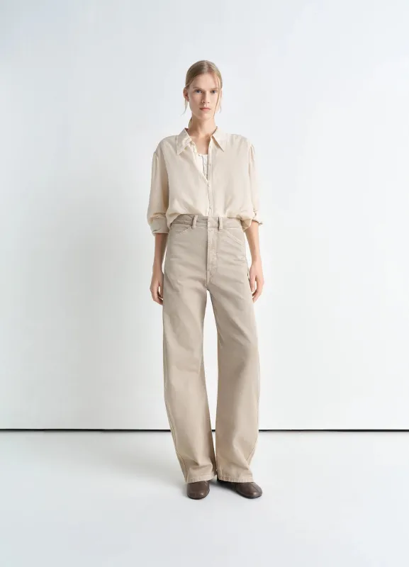 HIGH WAISTED CURVED PANTS sold by Lemaire