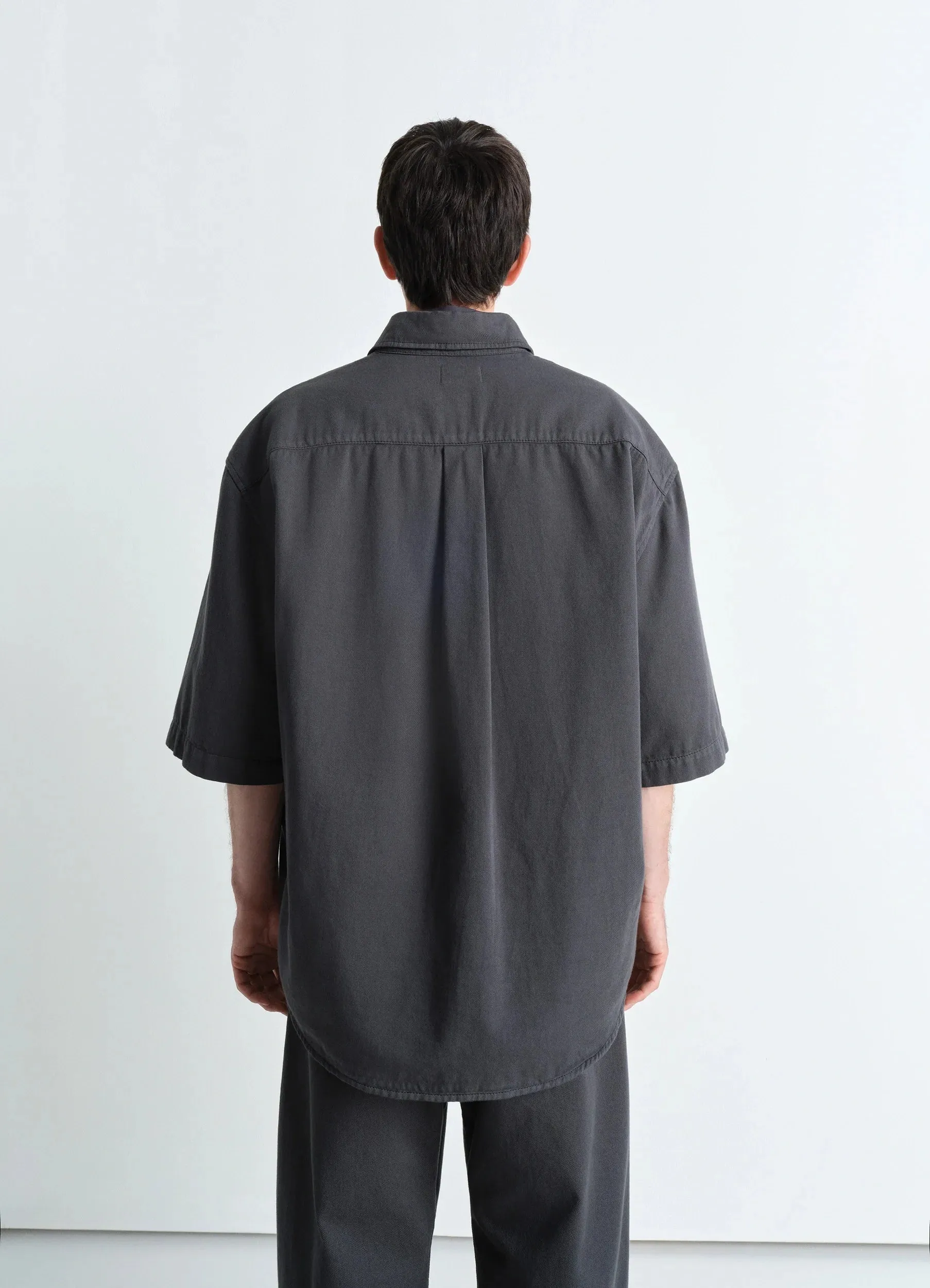 SHORT SLEEVE DENIM SHIRT sold by Lemaire product image thumbnail 3