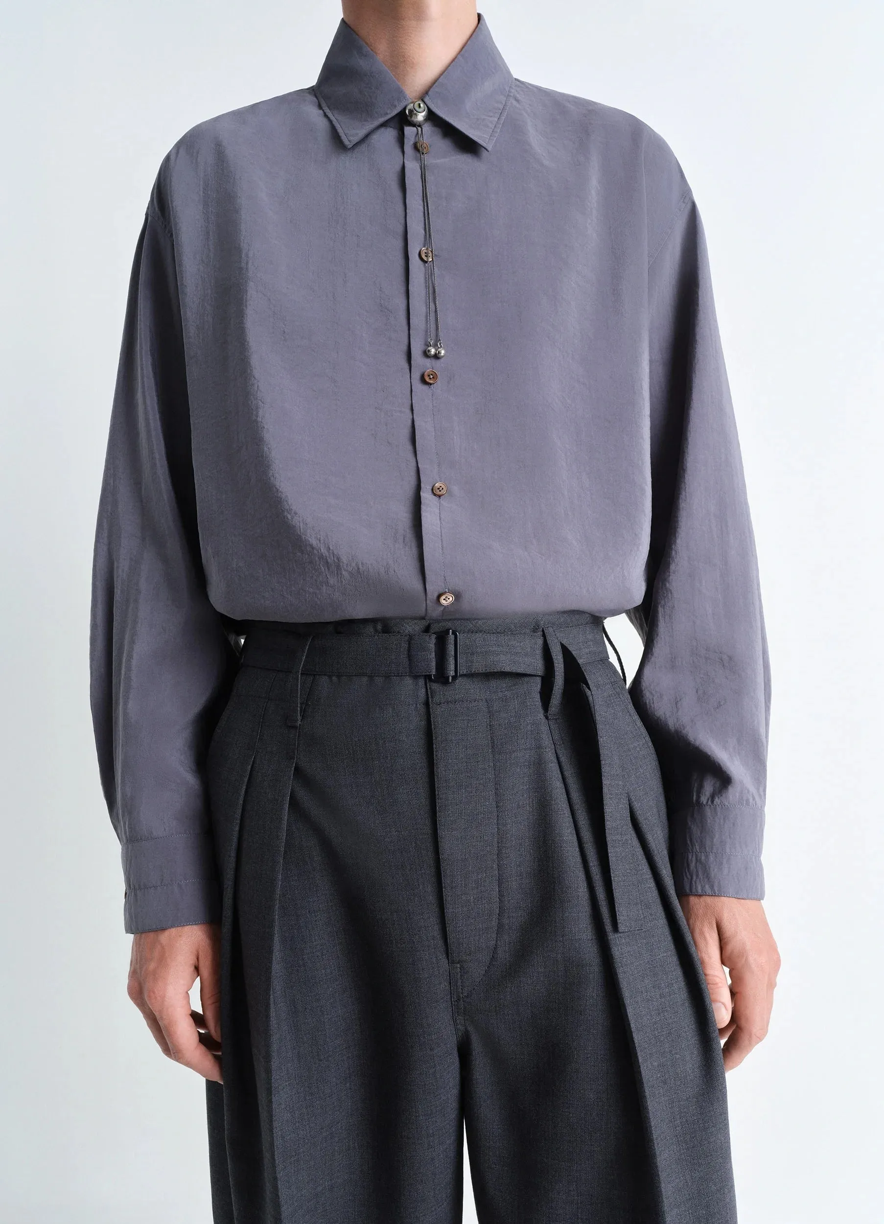 BELTED PLEATED PANTS sold by Lemaire product image thumbnail 2