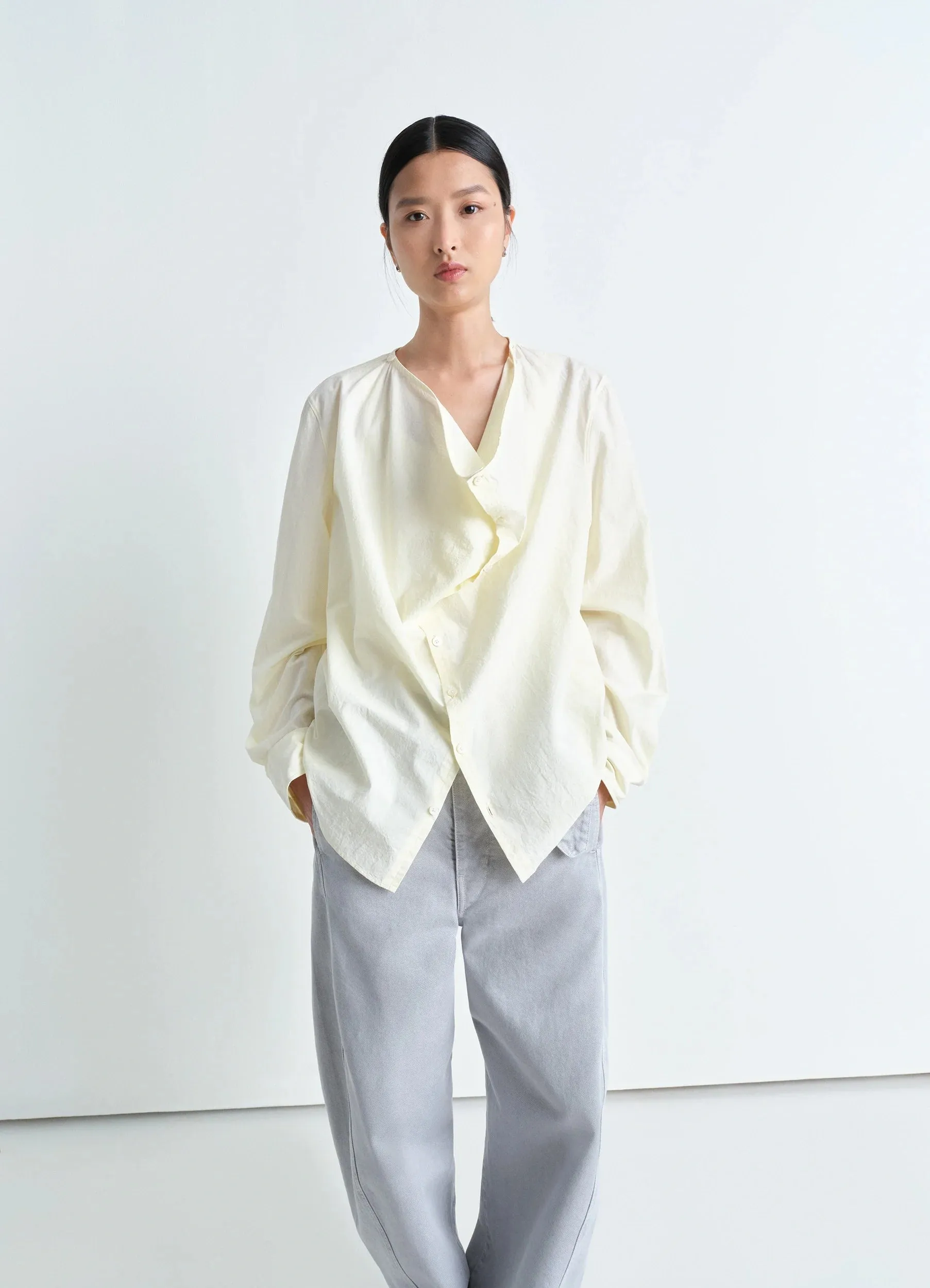 SOFT COLLAR BLOUSE sold by Lemaire