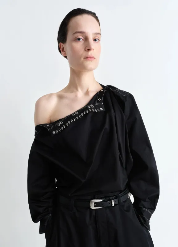 EMBELLISHED METAL TOP made by Lemaire