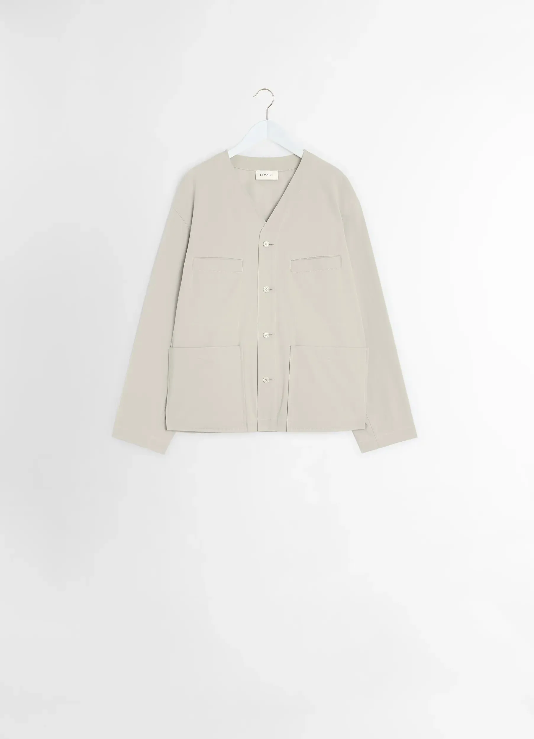 COLLARLESS OVERSHIRT sold by Lemaire product image thumbnail 5