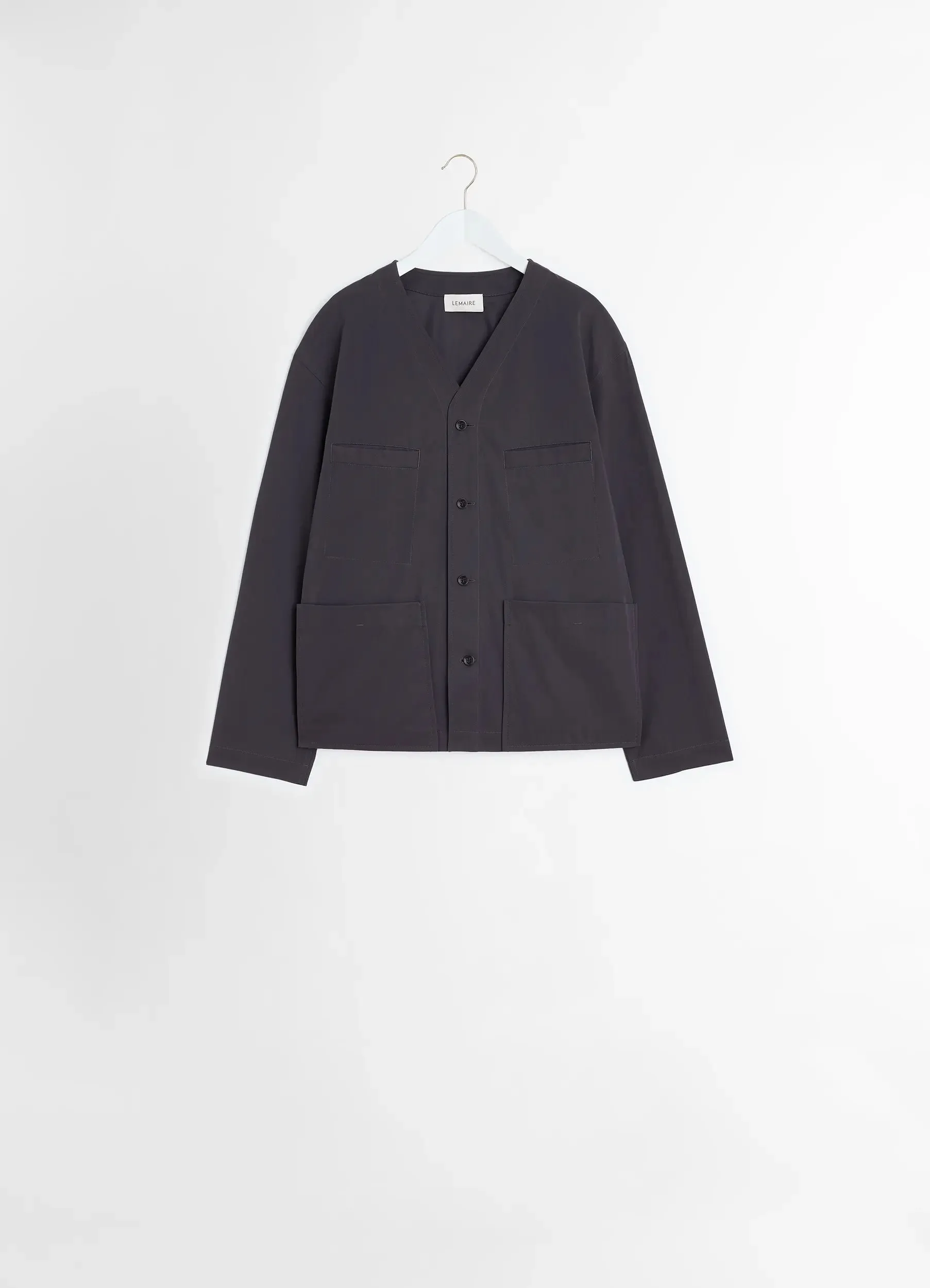 COLLARLESS OVERSHIRT sold by Lemaire product image thumbnail 5