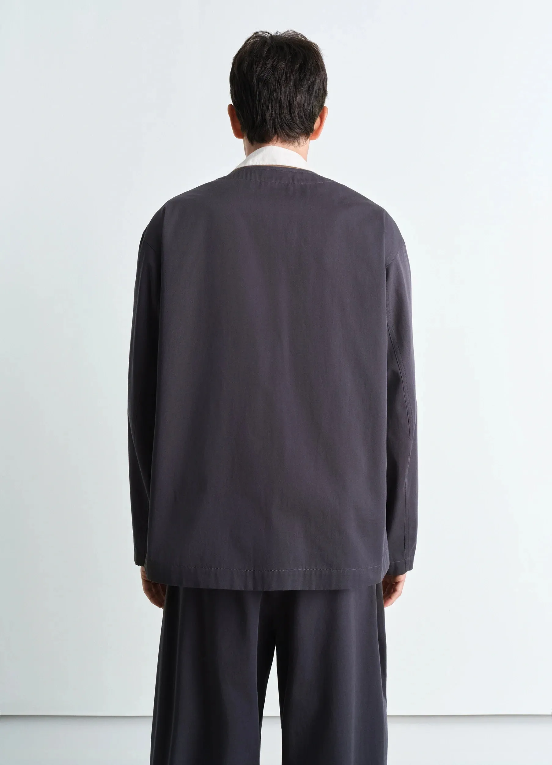 COLLARLESS OVERSHIRT sold by Lemaire product image thumbnail 3