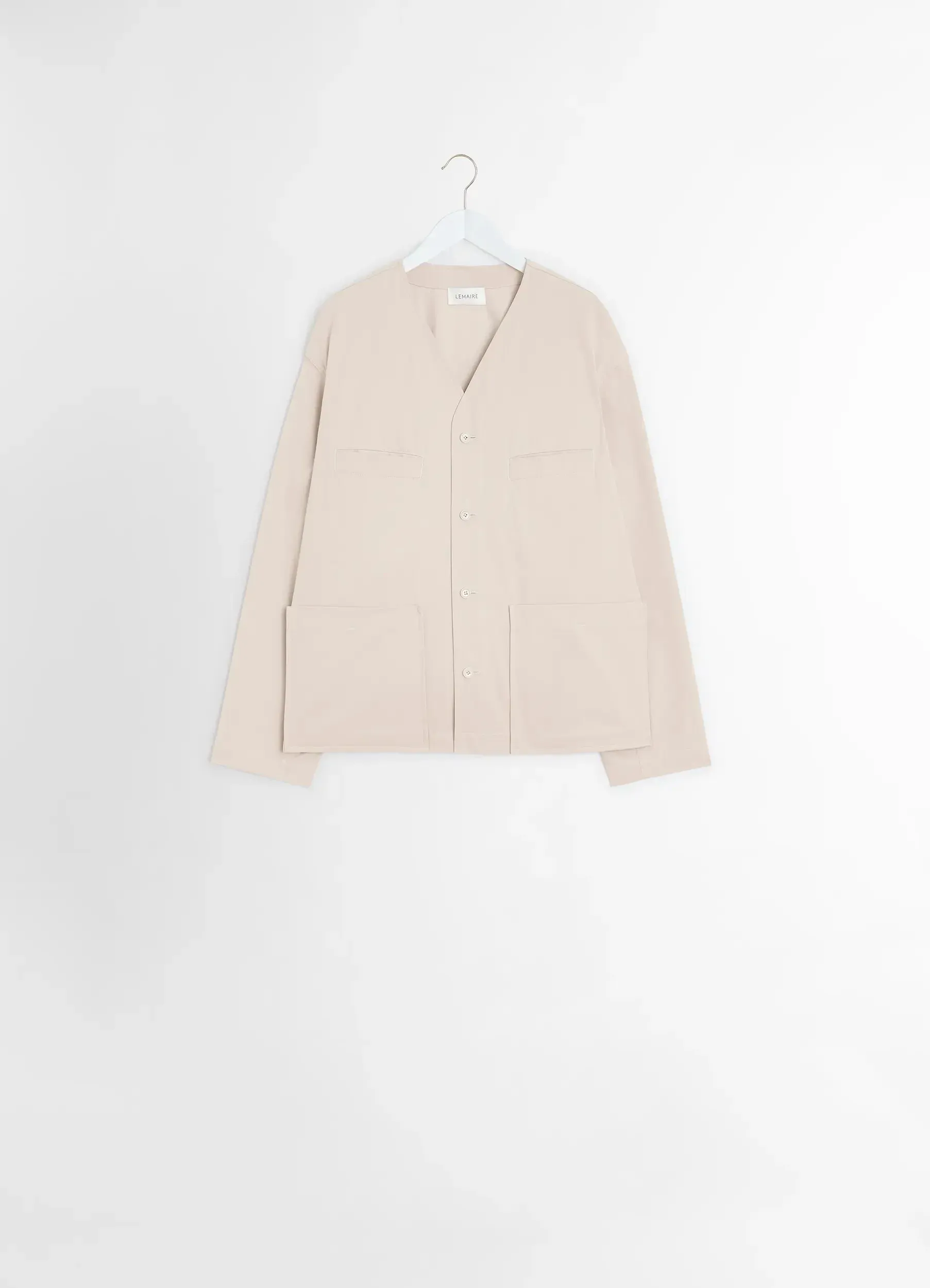 COLLARLESS OVERSHIRT sold by Lemaire product image thumbnail 5