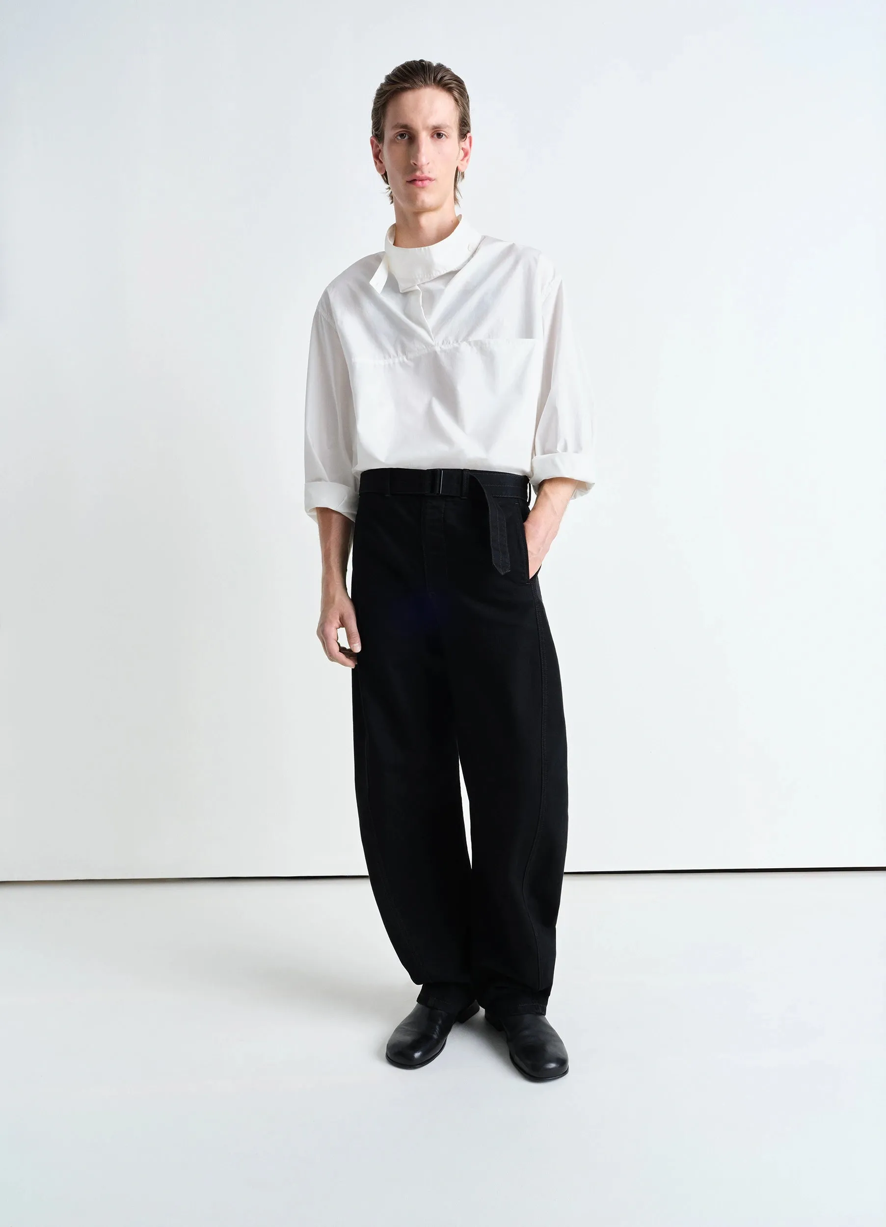 TWISTED BELTED PANTS sold by Lemaire product image thumbnail 2
