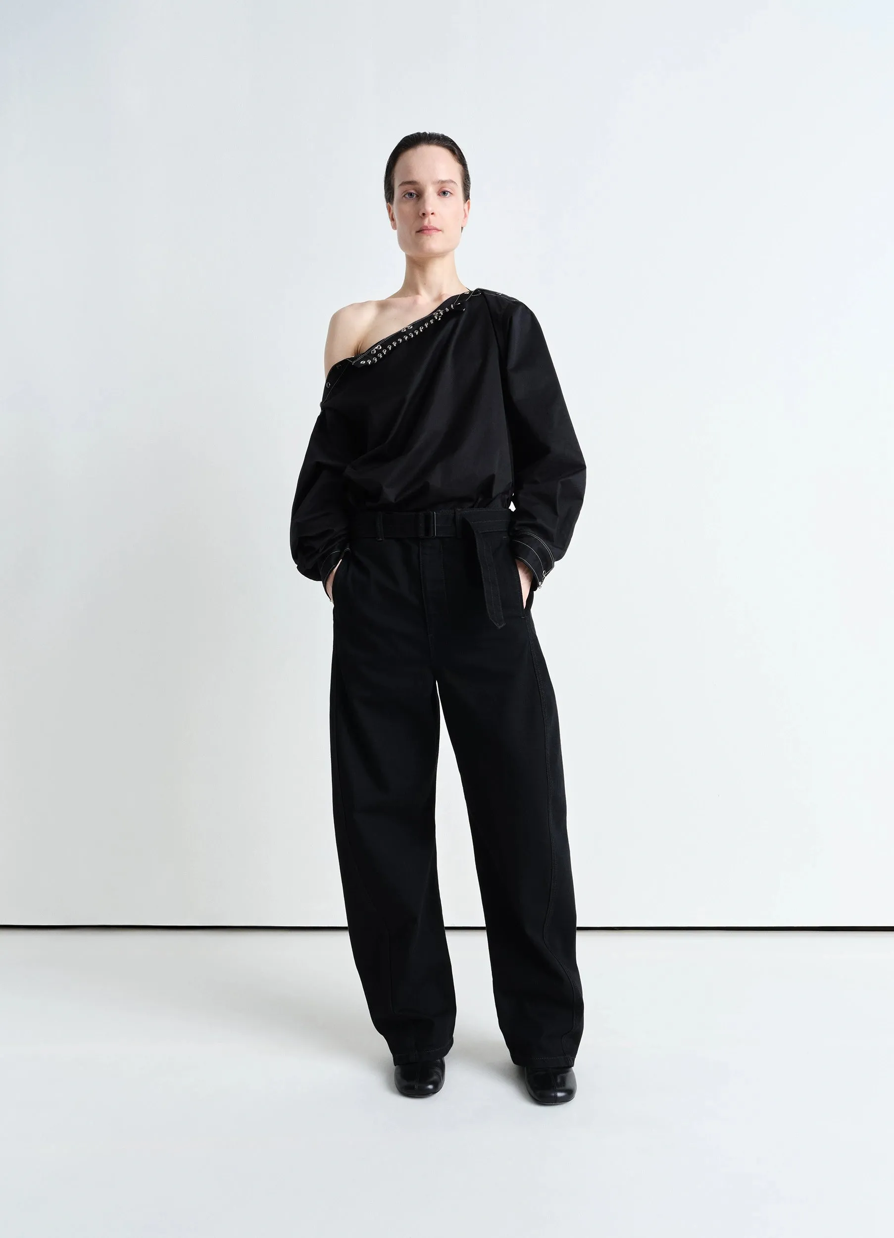 TWISTED BELTED PANTS sold by Lemaire product image thumbnail 4