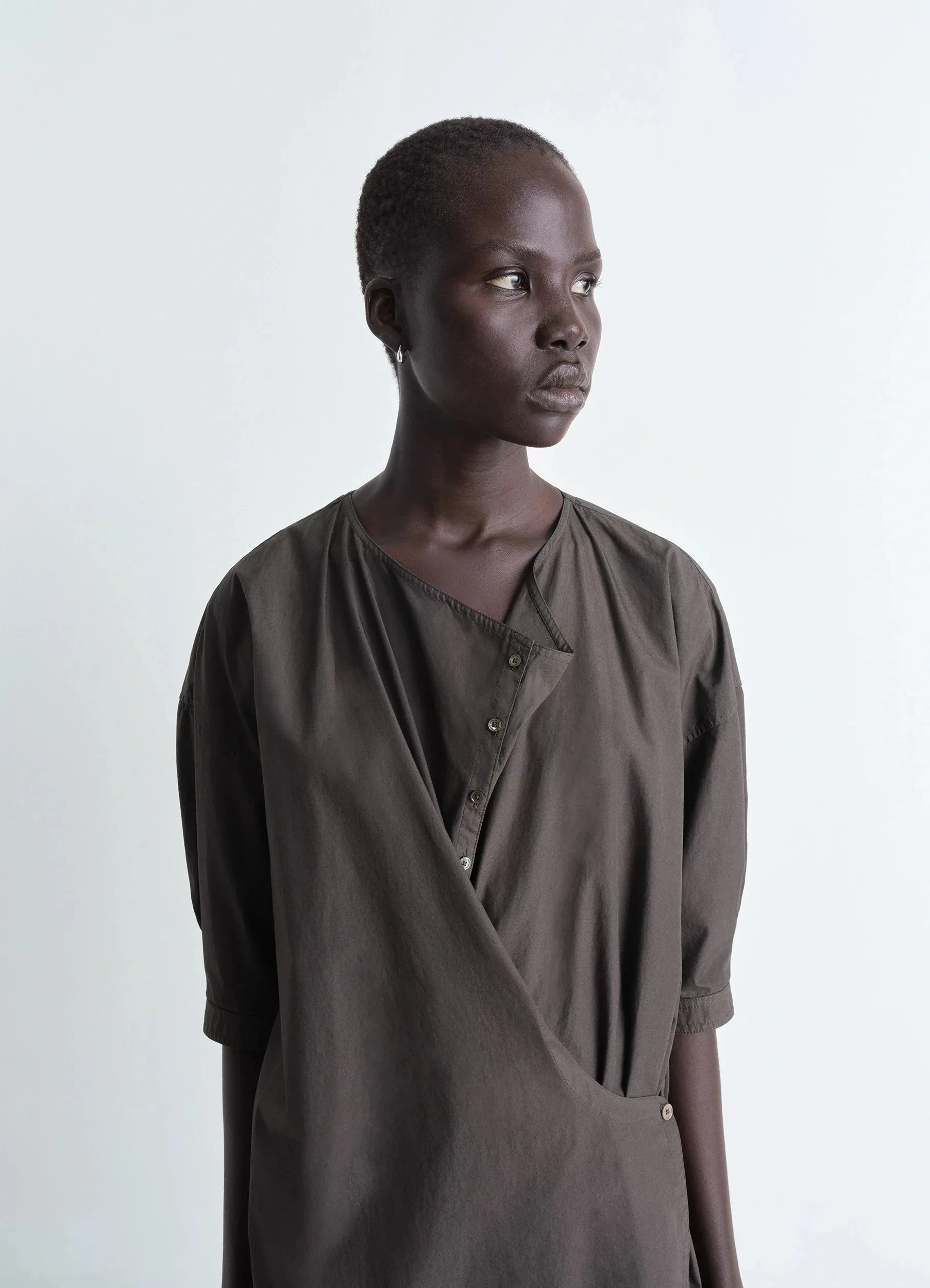 SHORT SLEEVE TWISTED DRESS sold by Lemaire product image thumbnail 2