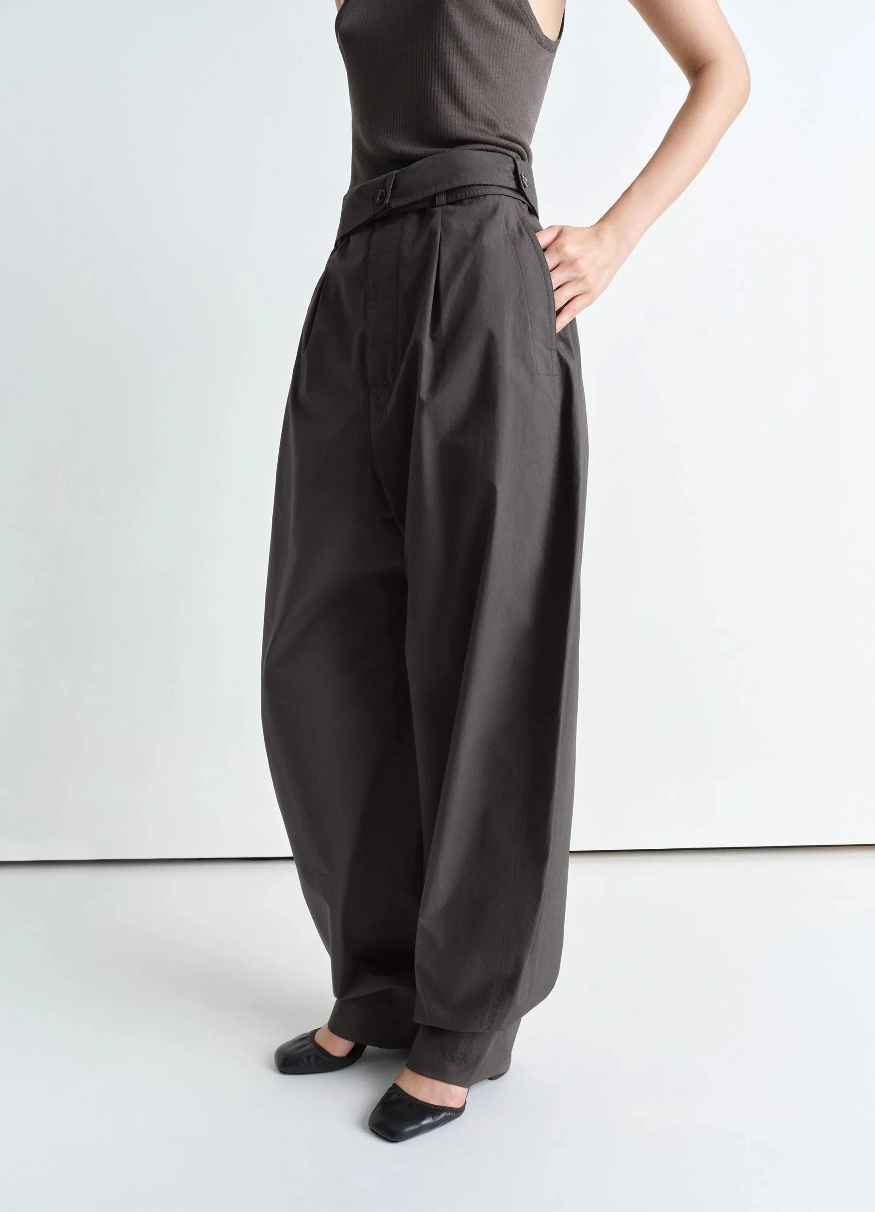 FOLDED WAISTBAND PANTS sold by Lemaire product image thumbnail 5