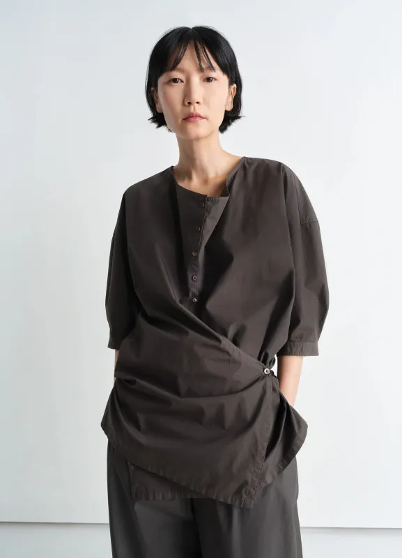 SHORT SLEEVE TWISTED SHIRT made by Lemaire