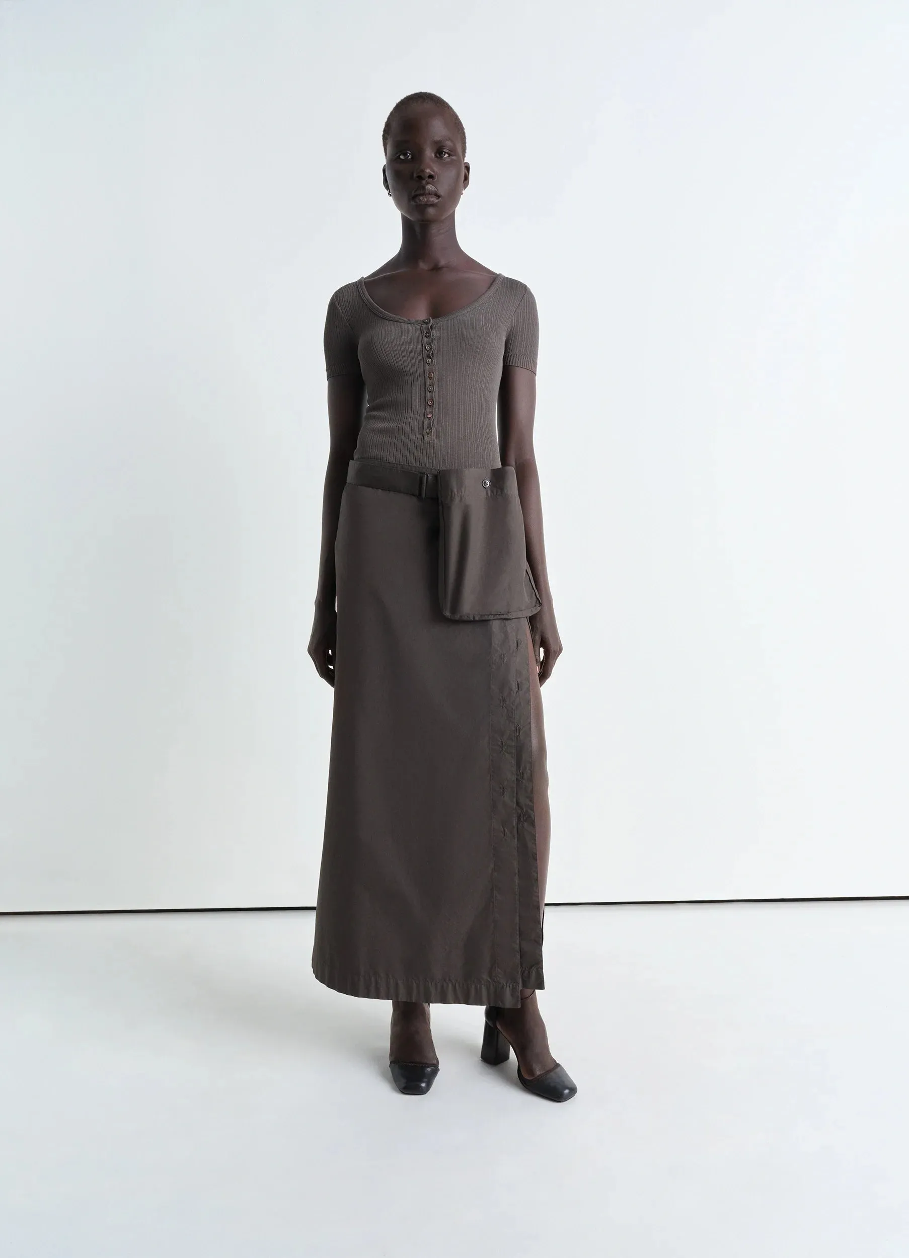 BUTTONED LONG SKIRT sold by Lemaire